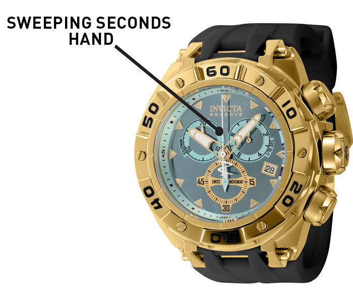 Sweeping Seconds Hand
