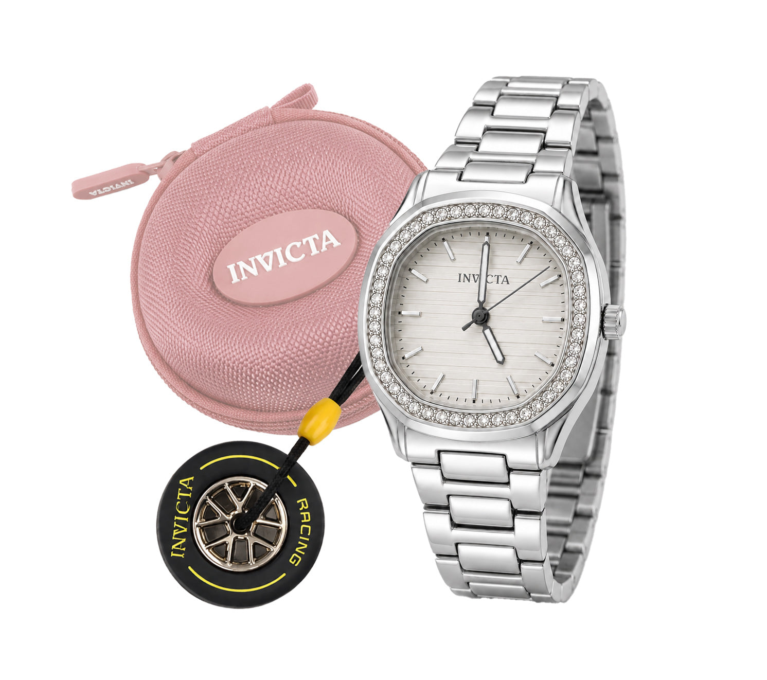 Set Invicta Wildflower Special Edition Women's Watch - 32mm, Silver (001-GA-L-500)