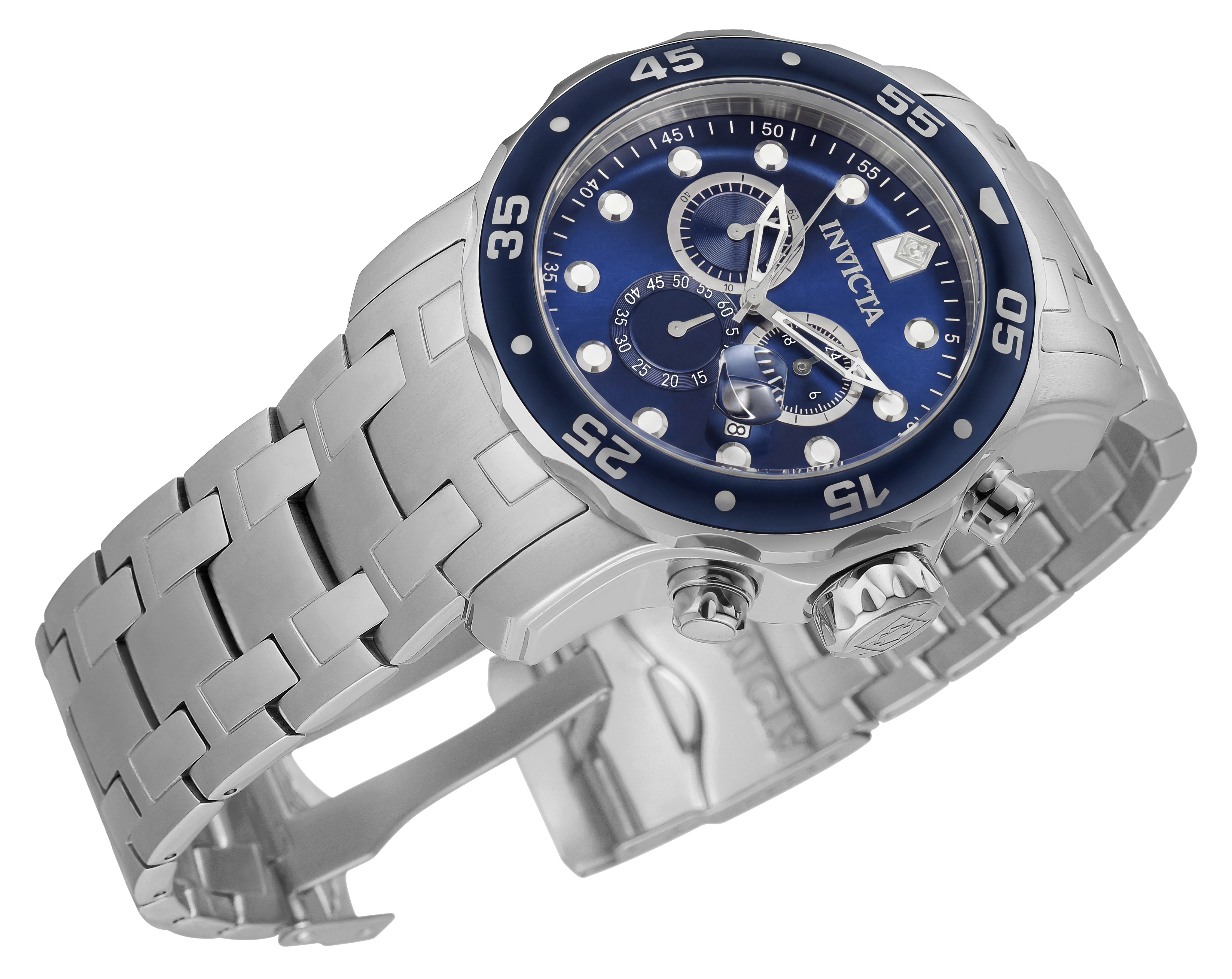 Invicta Pro Diver SCUBA Men's Watch - 48mm. Steel (0070)