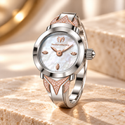 TechnoMarine Tempo Anello Ring Women's Watch w/ Mother of Pearl Dial - 18mm (TM-8926003)