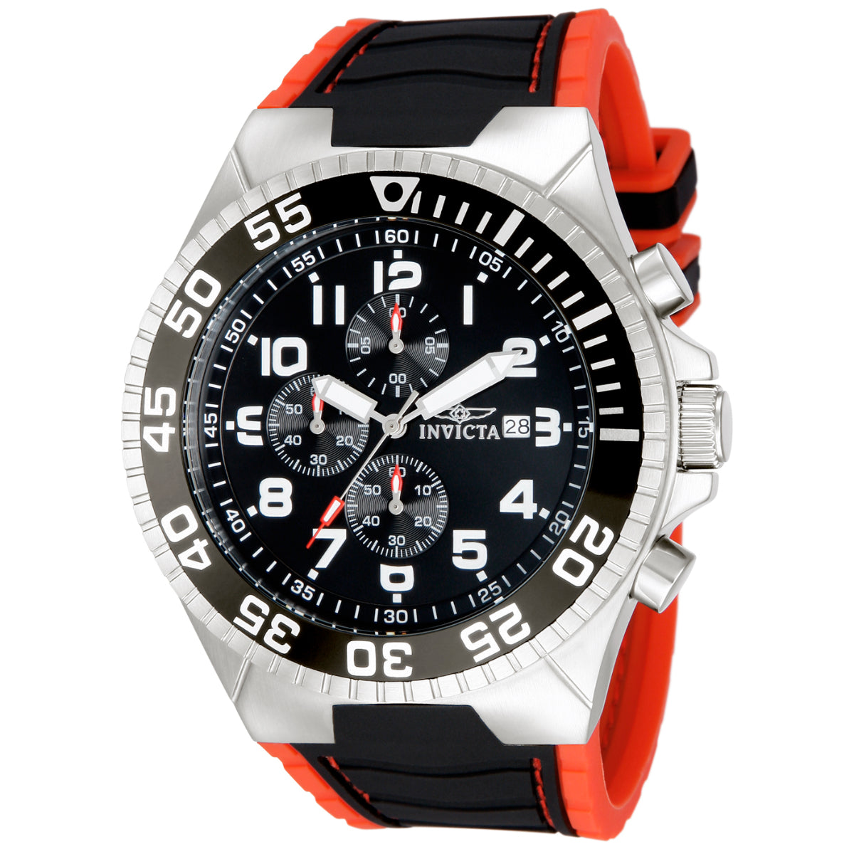 Invicta Pro Diver Men's Watch - 52mm, Black, Red (ZG-12412)