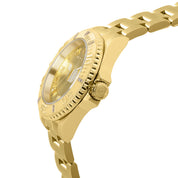Invicta Pro Diver Crestlink 0.06 Carat Diamond Swiss Ronda 515 Caliber Men's Watch - 40mm, Gold (12820)