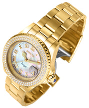 Invicta Angel Swiss Ronda 515 Caliber Women's Watch w/ Mother of Pearl Dial - 40mm, Gold (22875)