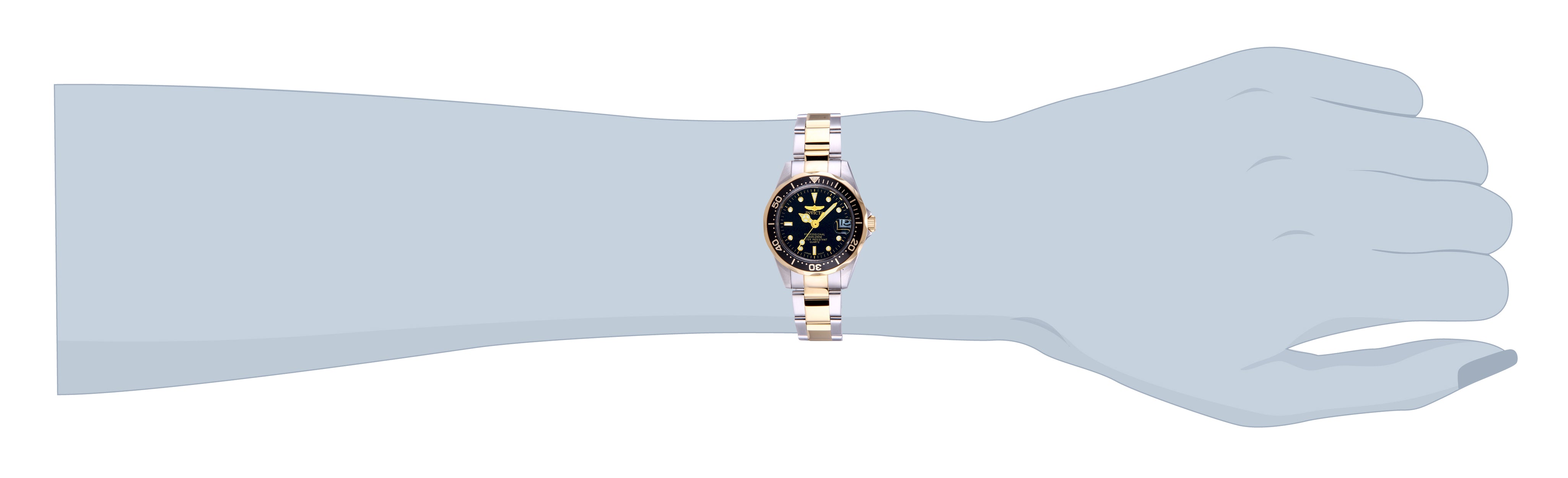 Invicta Pro Diver Men's Watch - 37.5mm, Steel, Gold (8934)