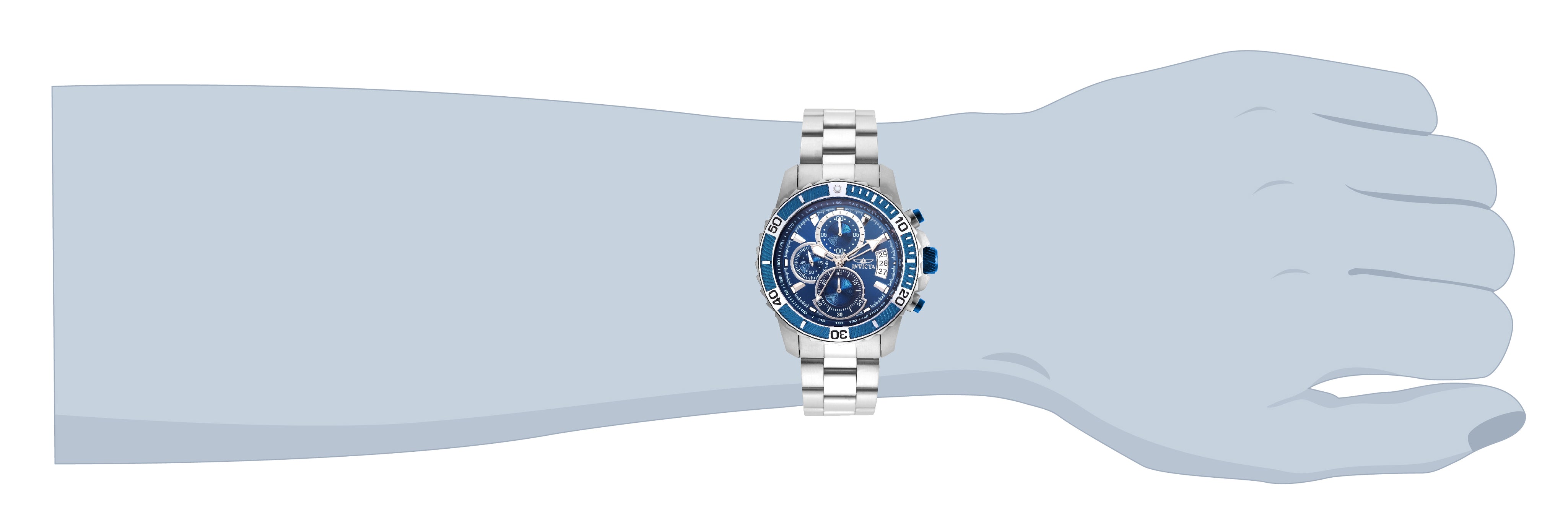 Invicta Pro Diver SCUBA Men's Watch - 45mm. Steel (22413)