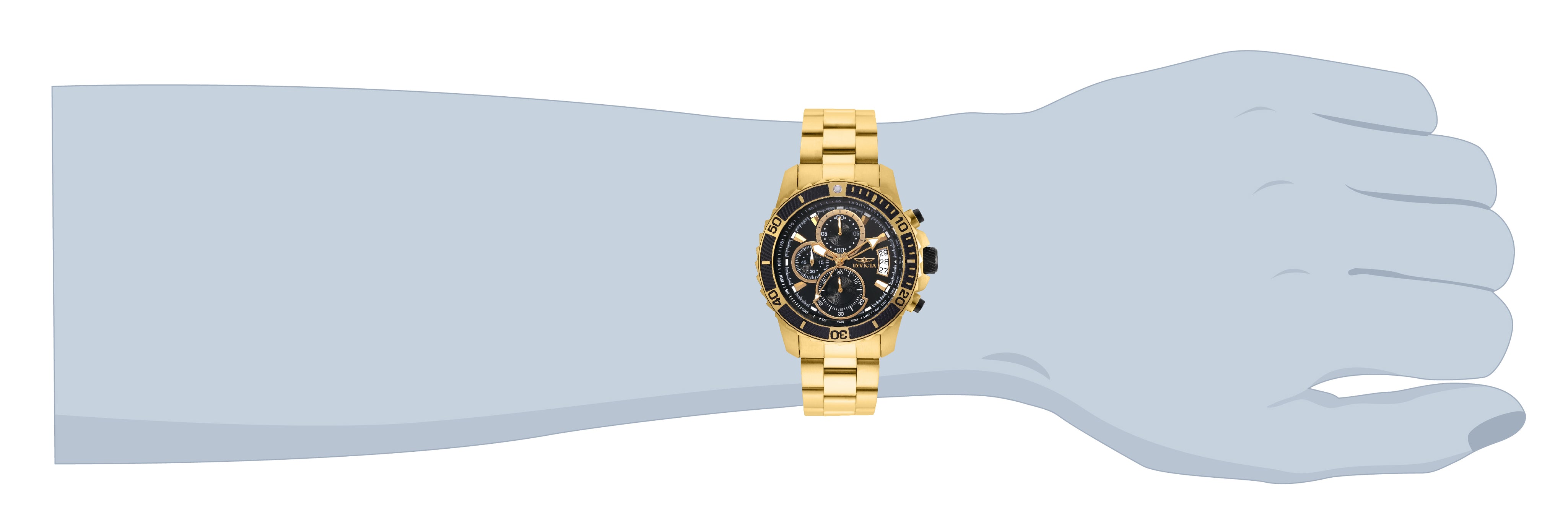 Invicta Pro Diver SCUBA Men's Watch - 45mm. Gold (22414)