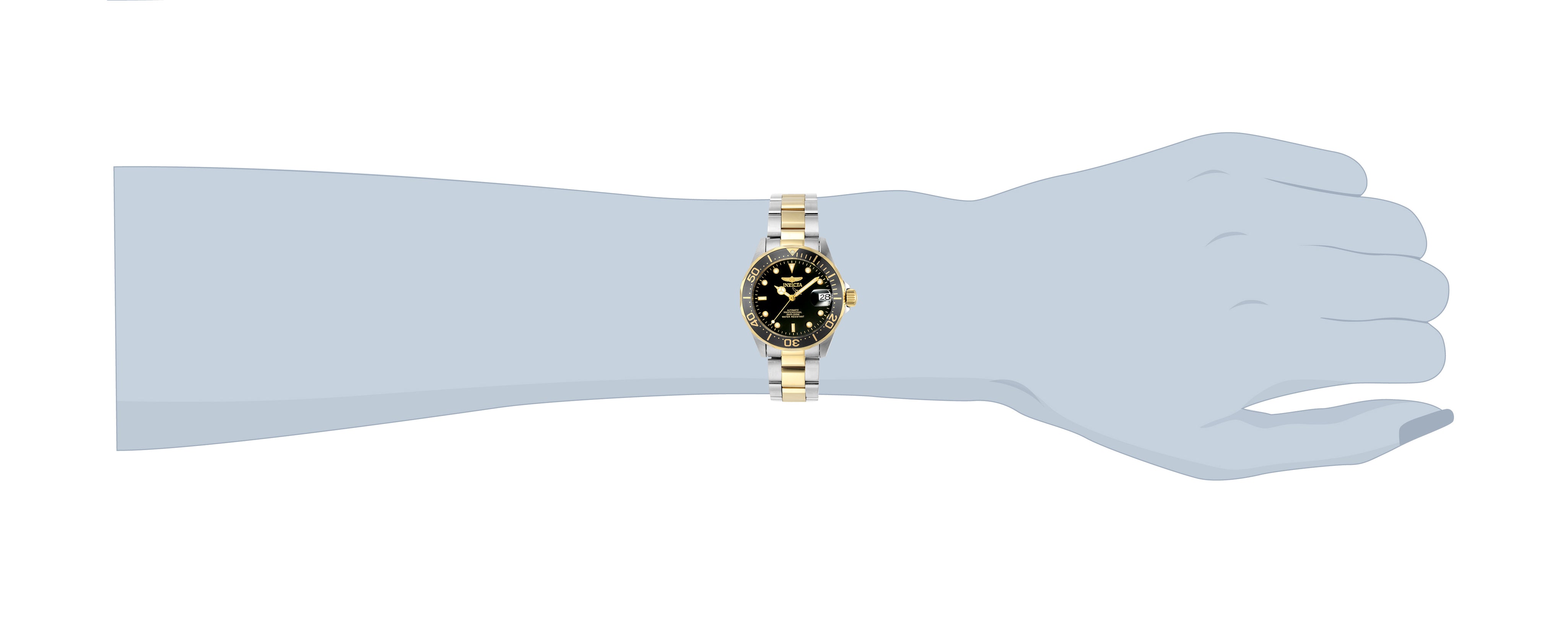 Invicta Pro Diver Calyra Automatic Men's Watch - 40mm, Steel, Gold (8927)