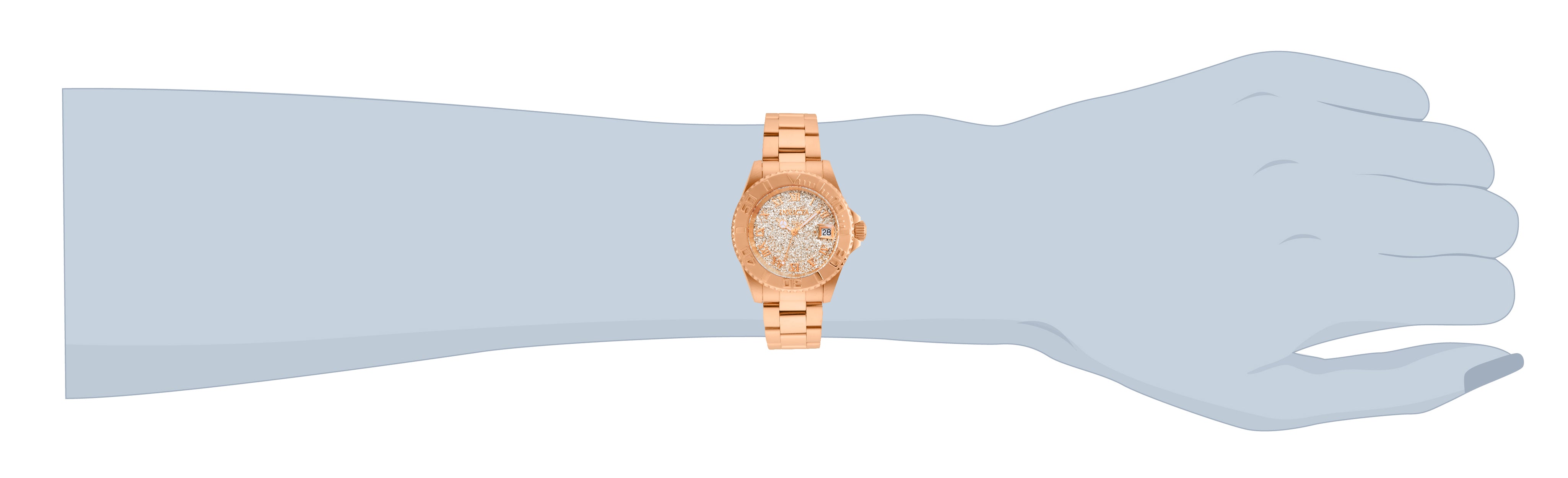 Invicta Angel Aureborne Swiss Ronda 515 Caliber Women's Watch - 40mm, Rose Gold (22708)