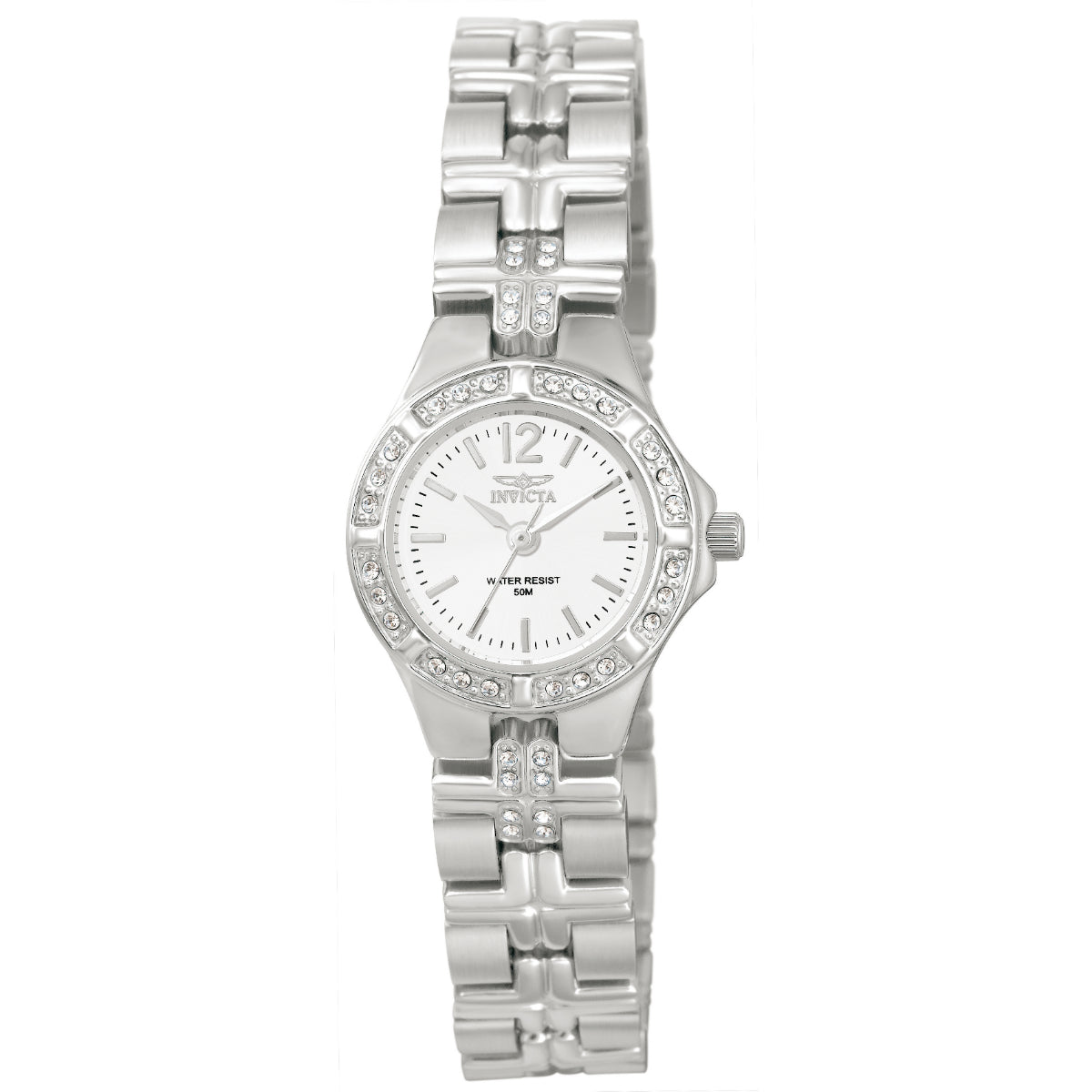 Invicta Wildflower Swiss Ronda 763 Caliber Women's Watch - 21.5mm, Steel (0126)