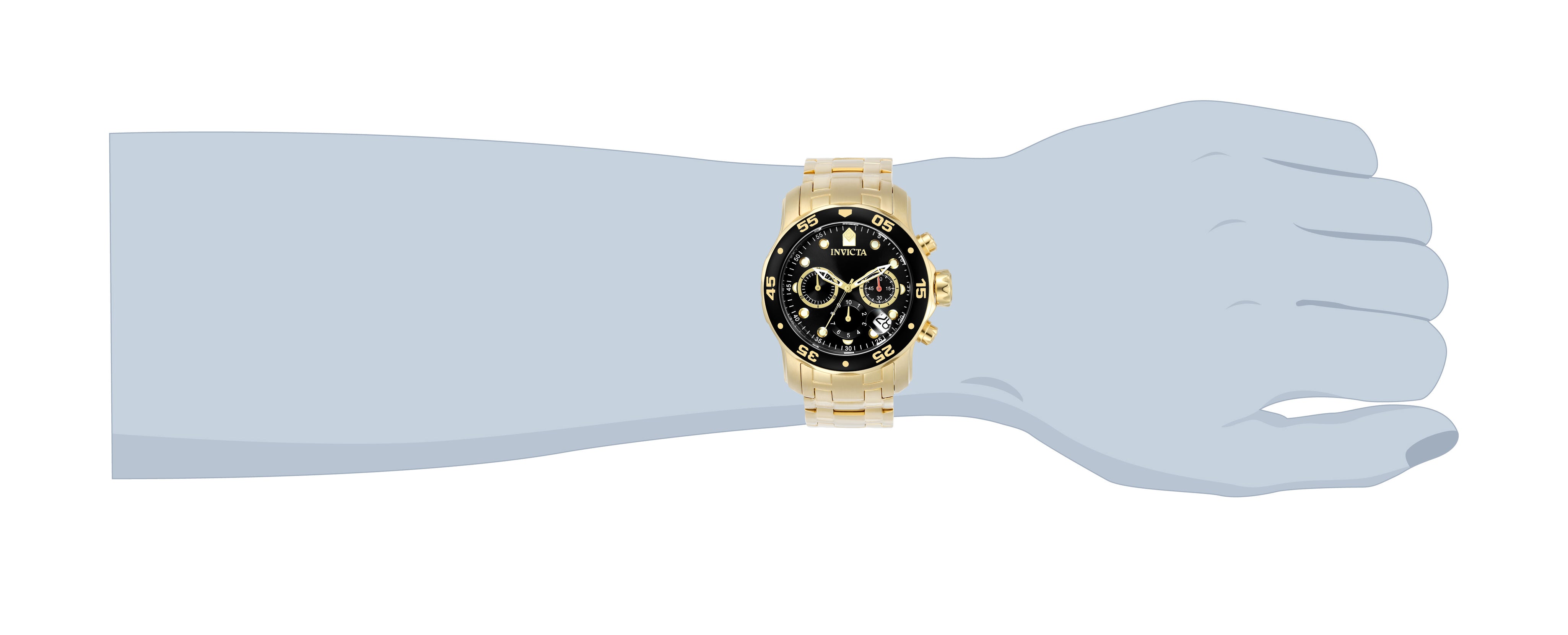 Invicta Pro Diver SCUBA Men's Watch - 48mm. Gold (0072)