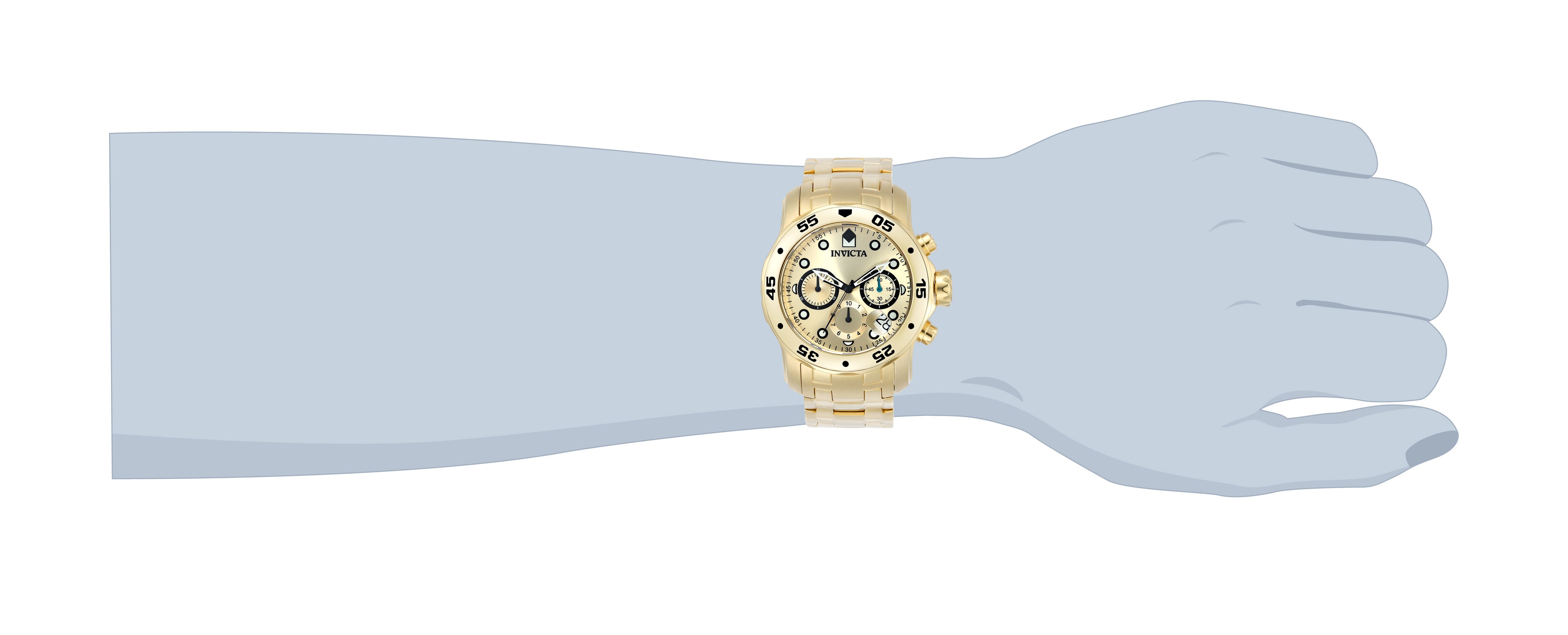 Invicta Pro Diver SCUBA Men's Watch - 48mm, Gold (0074)