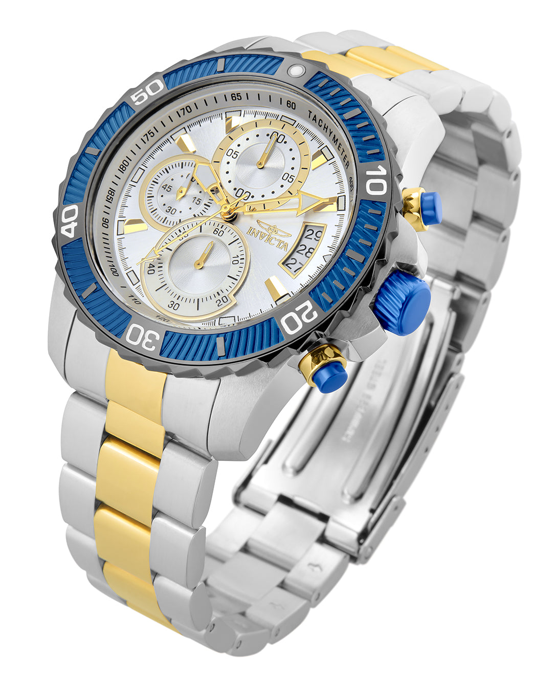 Invicta Pro Diver SCUBA Men's Watch - 45mm. Steel, Gold (23994)