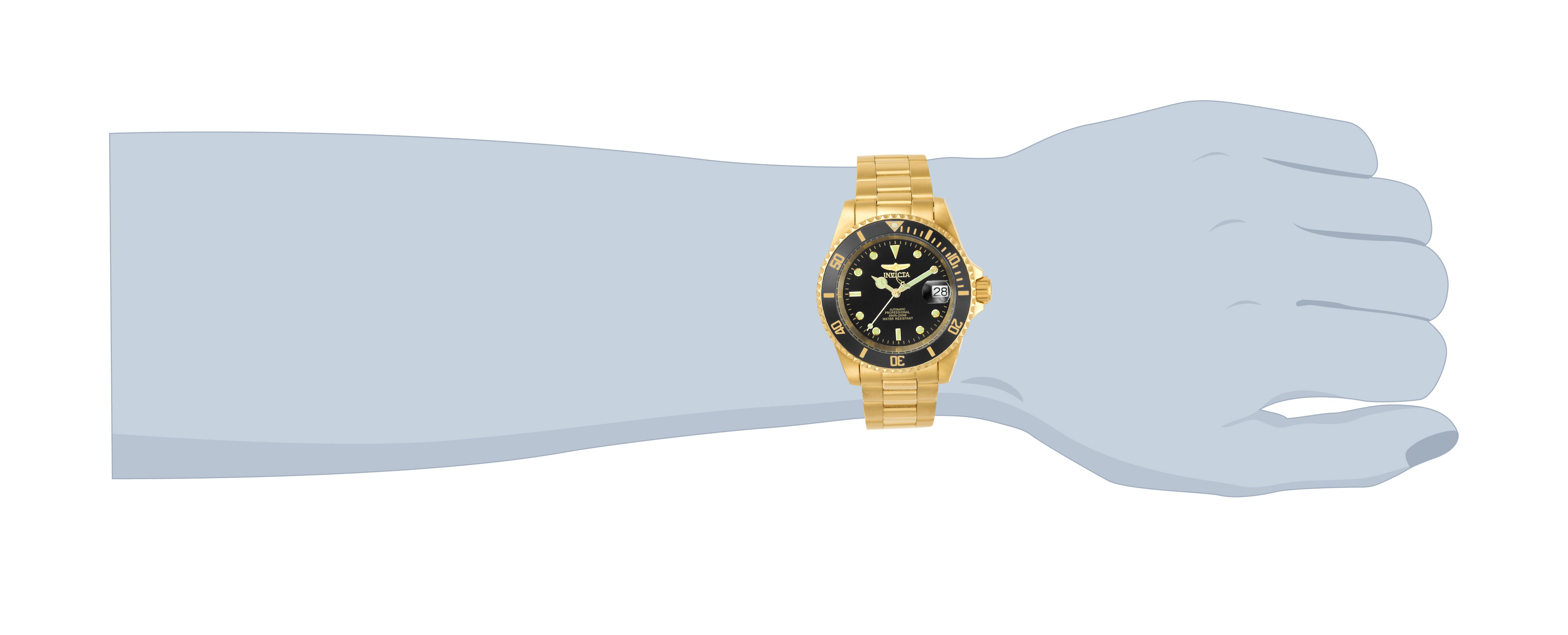 Invicta Pro Diver Coin-Edge Automatic Men's Watch - 40mm, Gold (8929OB)