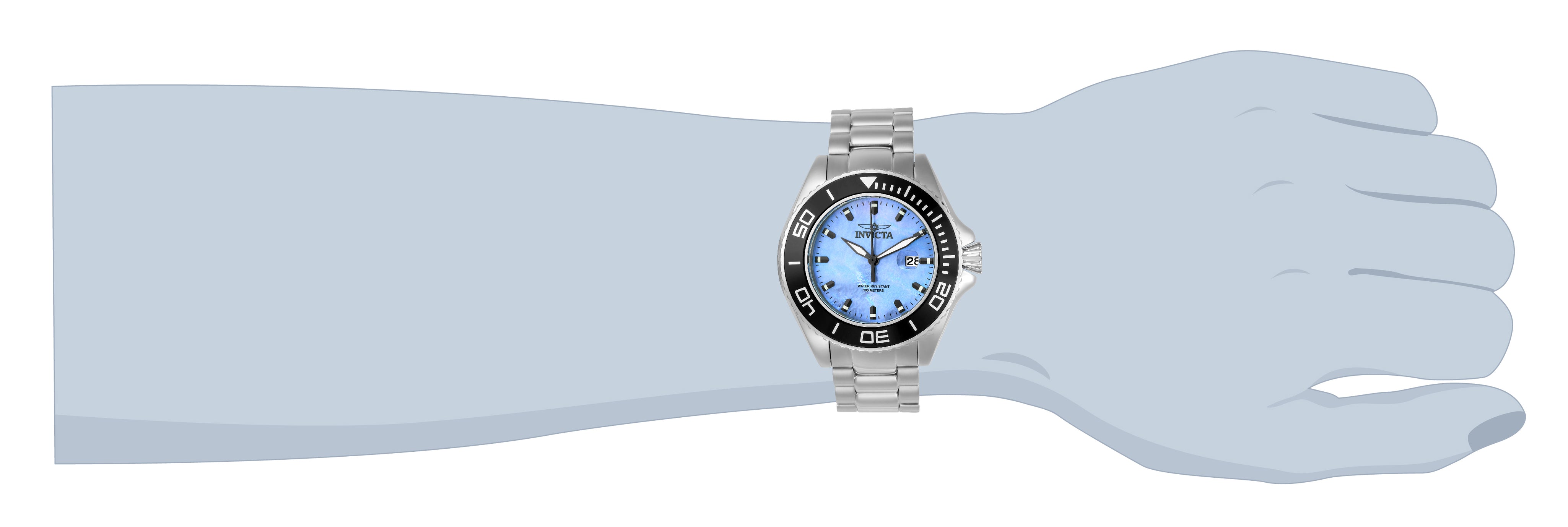 Invicta Pro Diver Thalora Men's Watch w/ Mother of Pearl Dial - 48mm, Steel (23067)