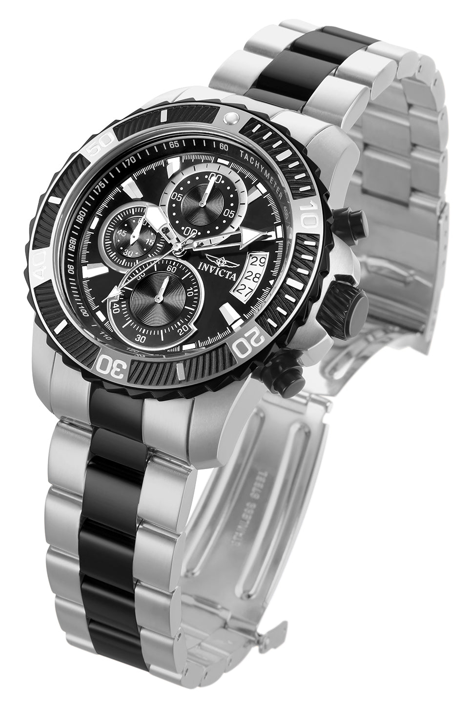 Invicta Pro Diver SCUBA Men's Watch - 45mm. Steel, Black (22416)