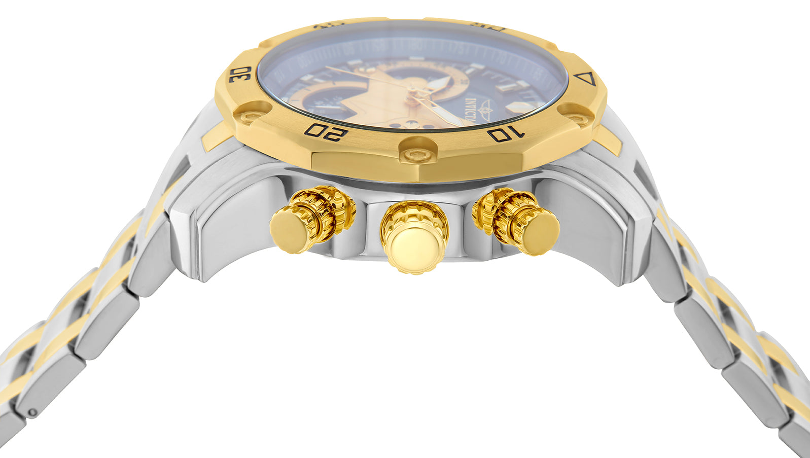 Invicta Pro Diver SCUBA Men's Watch - 50mm, Steel, Gold (22762)