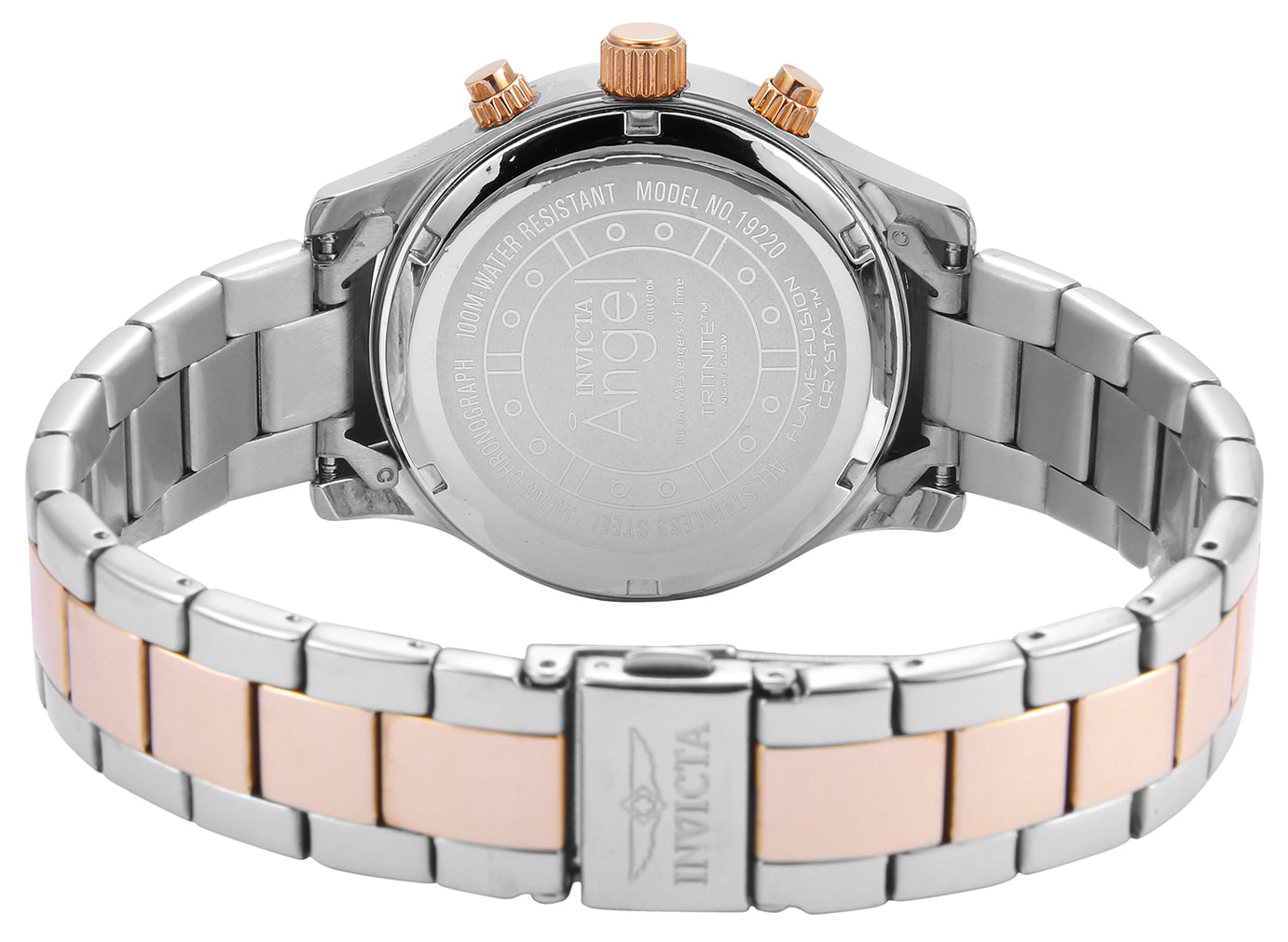 Invicta Angel Muserise Women's Watch - 38mm, Steel, Rose Gold (19220)