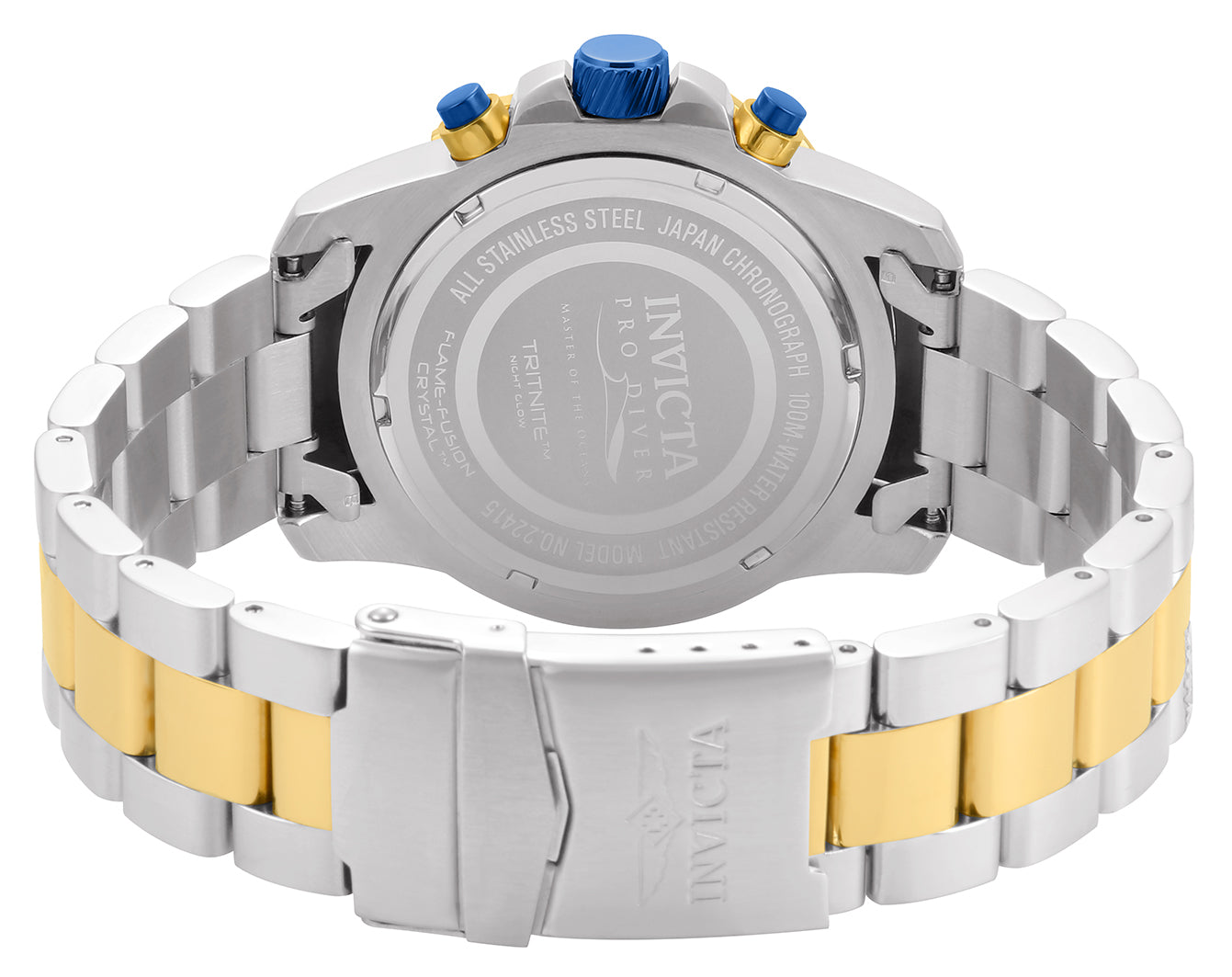 Invicta Pro Diver SCUBA Men's Watch - 45mm. Steel, Gold (22415)