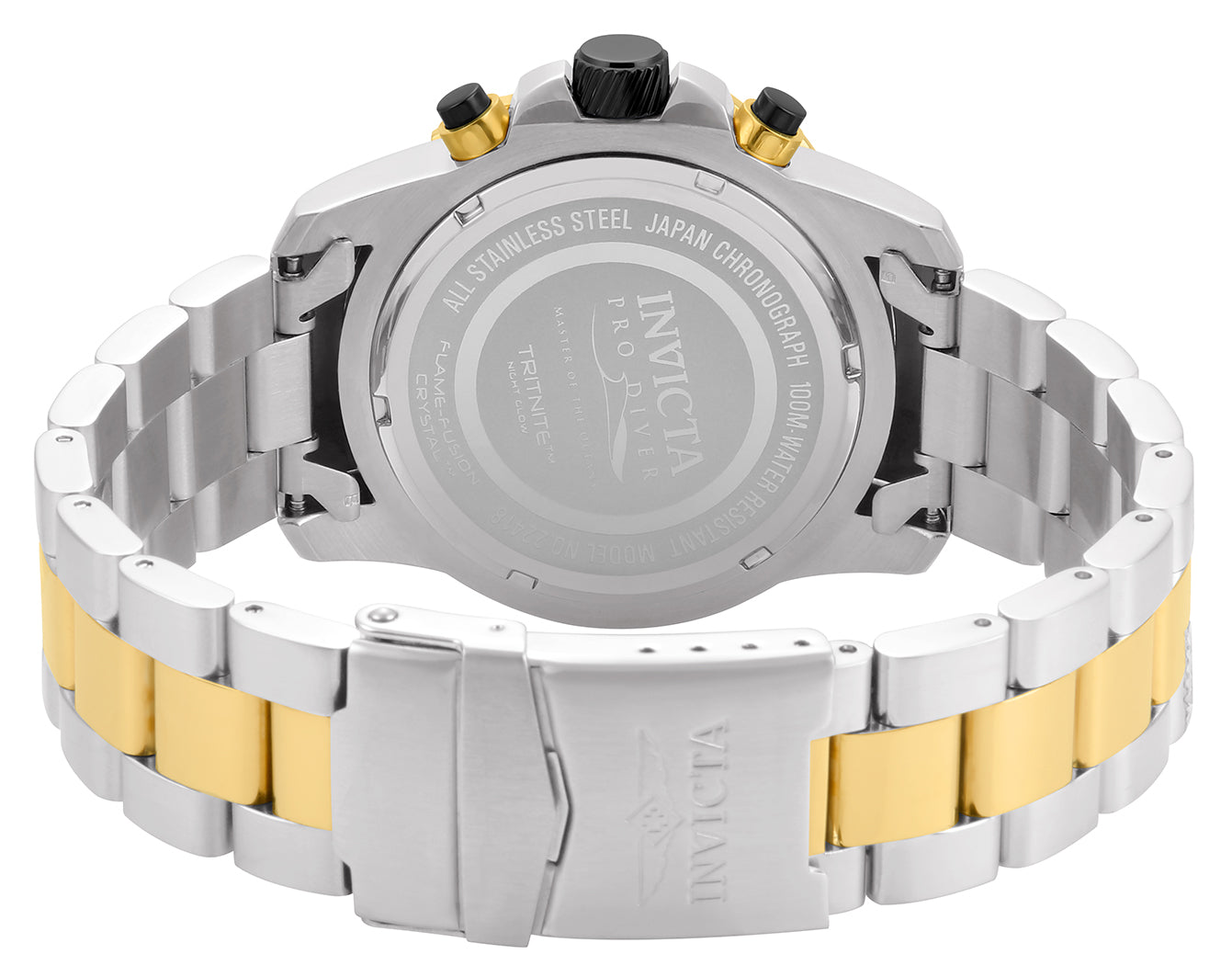 Invicta Pro Diver SCUBA Men's Watch - 45mm. Steel, Gold (22418)