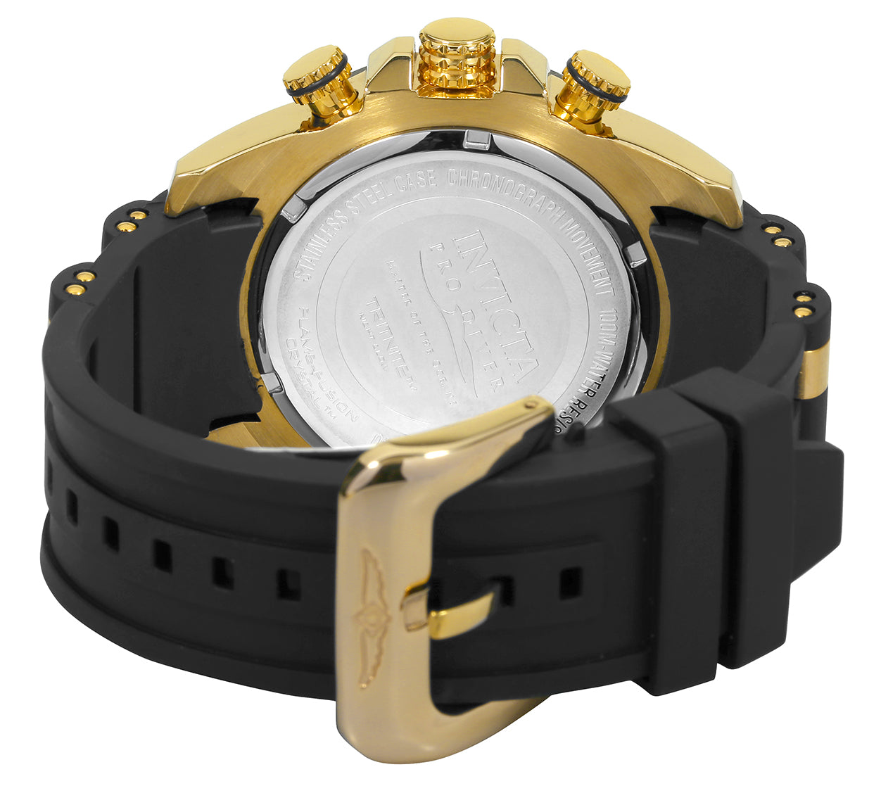 Invicta Pro Diver SCUBA Men's Watch - 50mm, Gold, Black (22340)