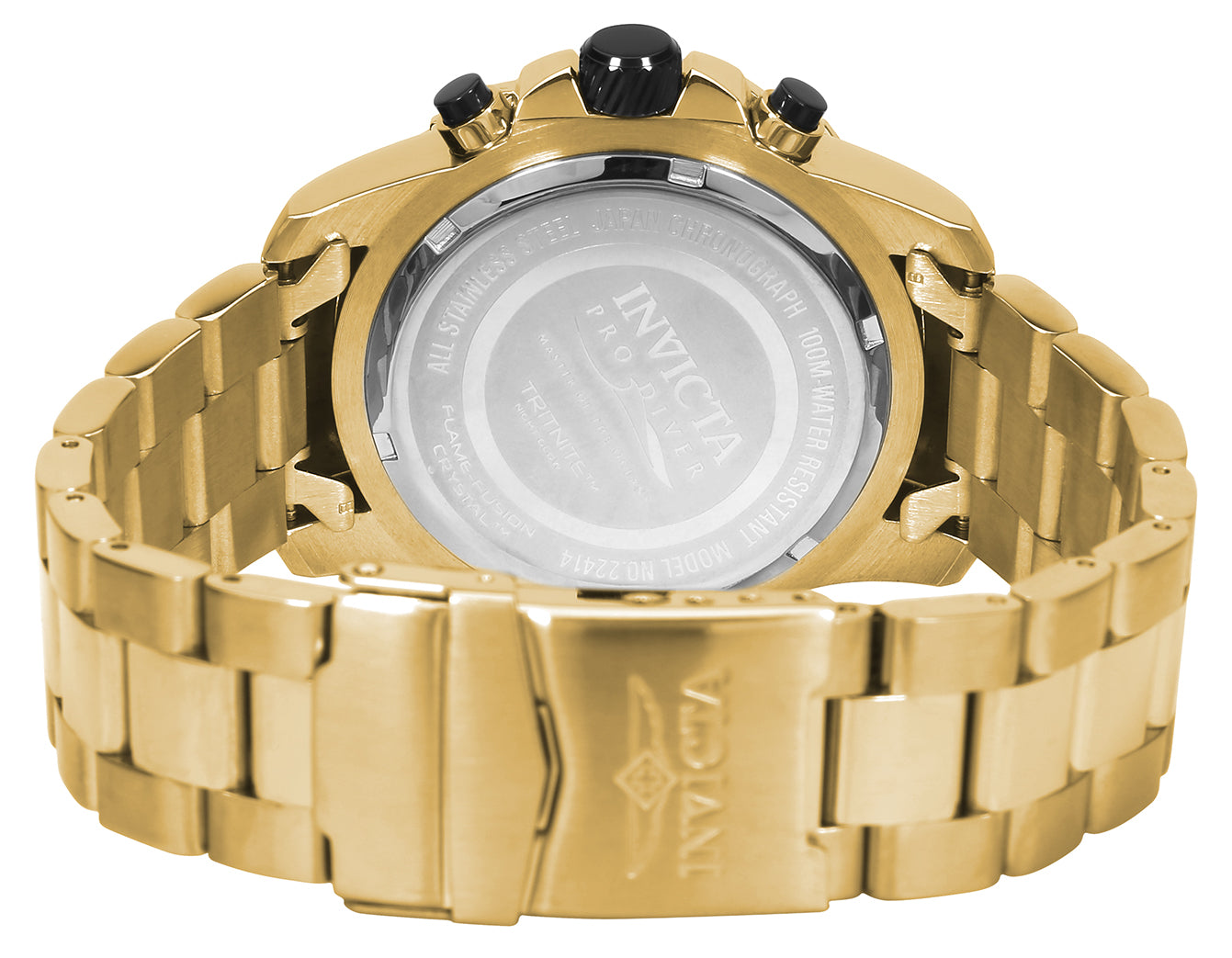 Invicta Pro Diver SCUBA Men's Watch - 45mm. Gold (22414)