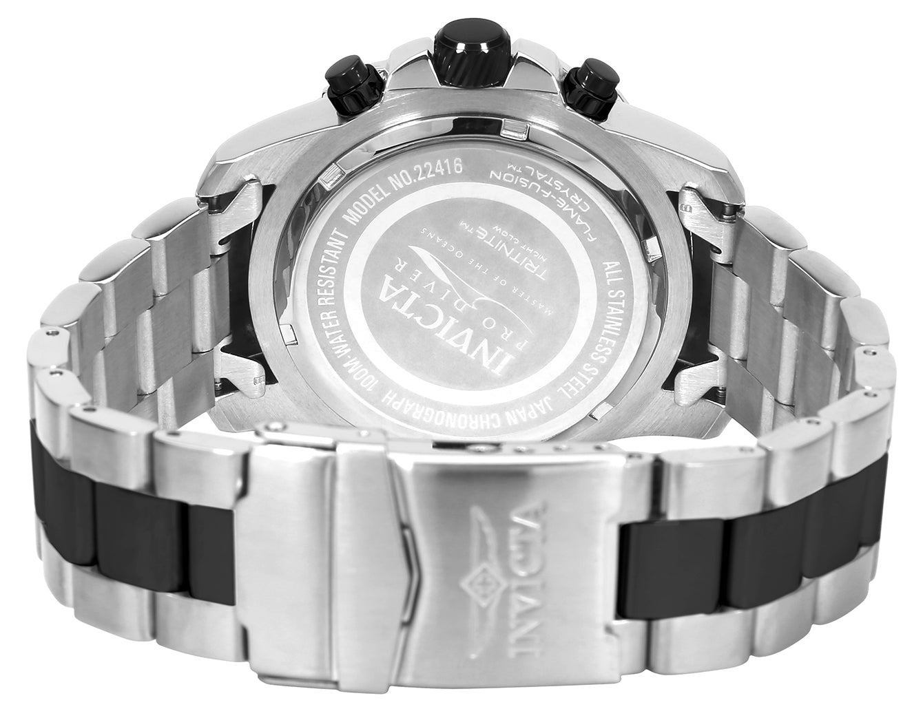 Invicta Pro Diver SCUBA Men's Watch - 45mm. Steel, Black (22416)
