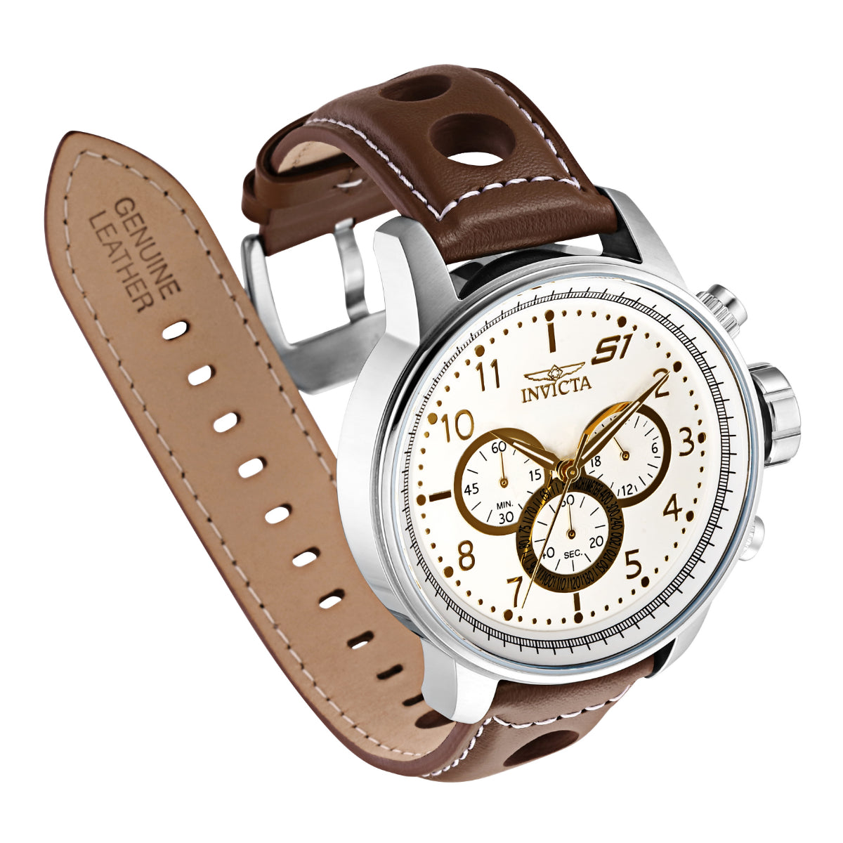 Invicta S1 Rally Champion Men's Watch - 48mm. Brown (16010)