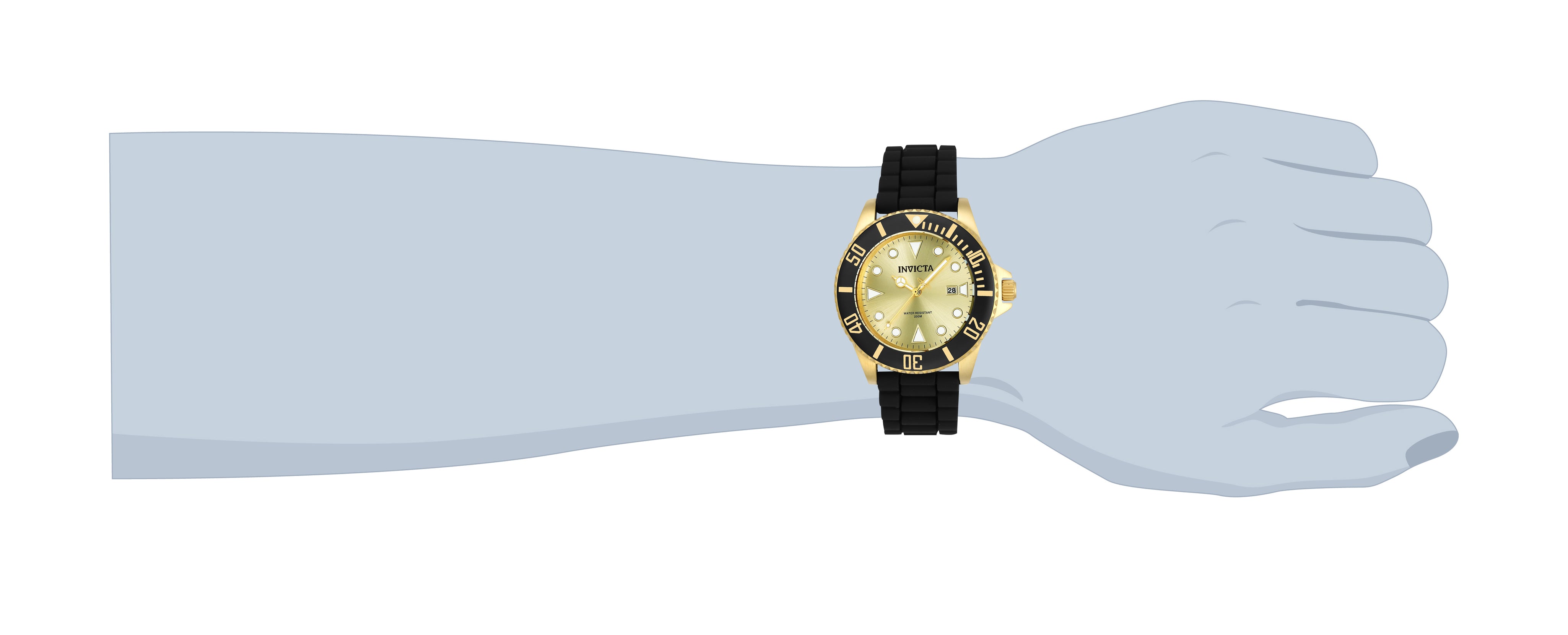Invicta Pro Diver Men's Watch - 44mm, Black (90302)