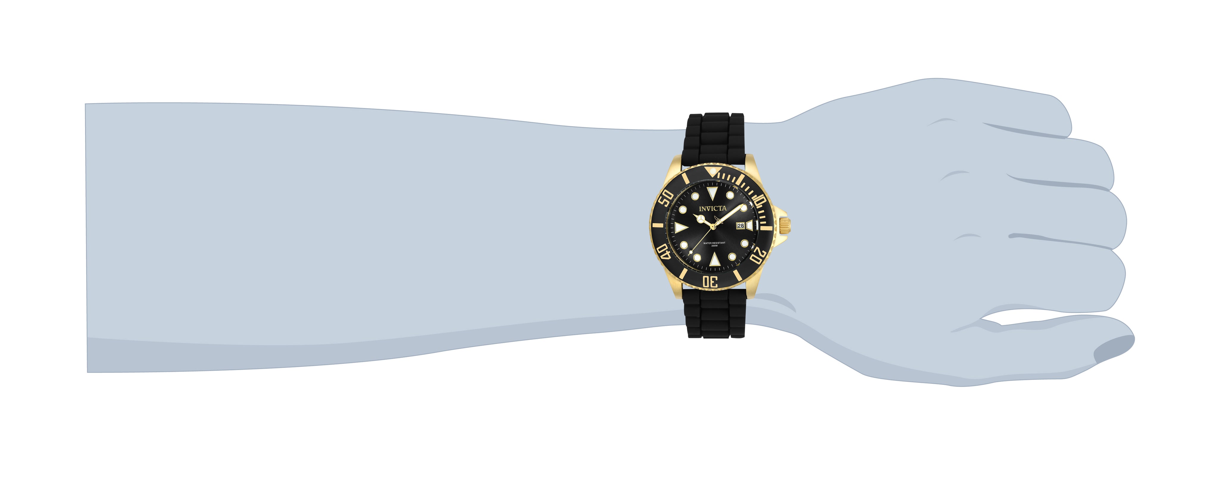 Invicta Pro Diver Men's Watch - 44mm. Black (90303)