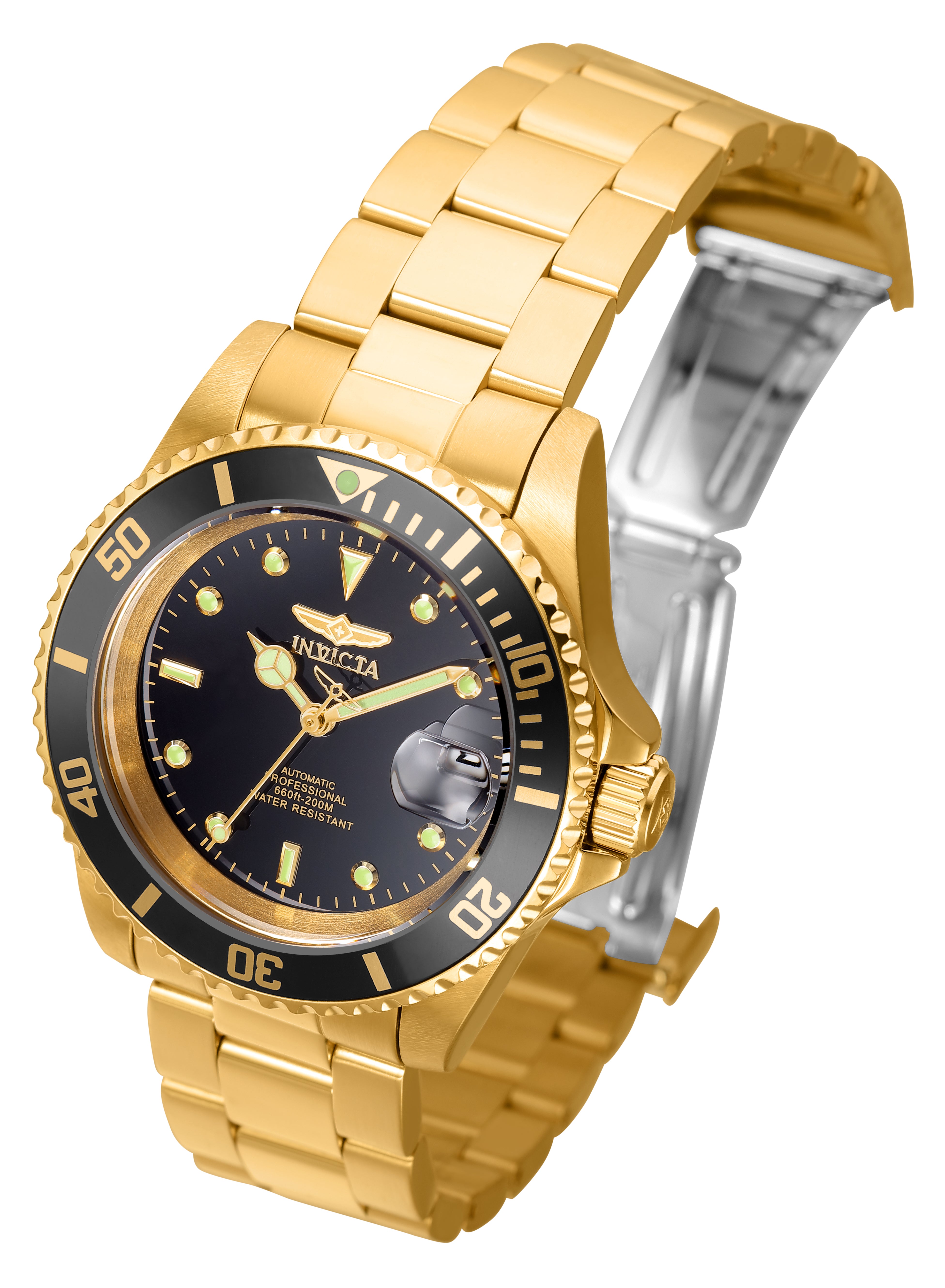 Invicta Pro Diver Coin-Edge Automatic Men's Watch - 40mm, Gold (8929OB)