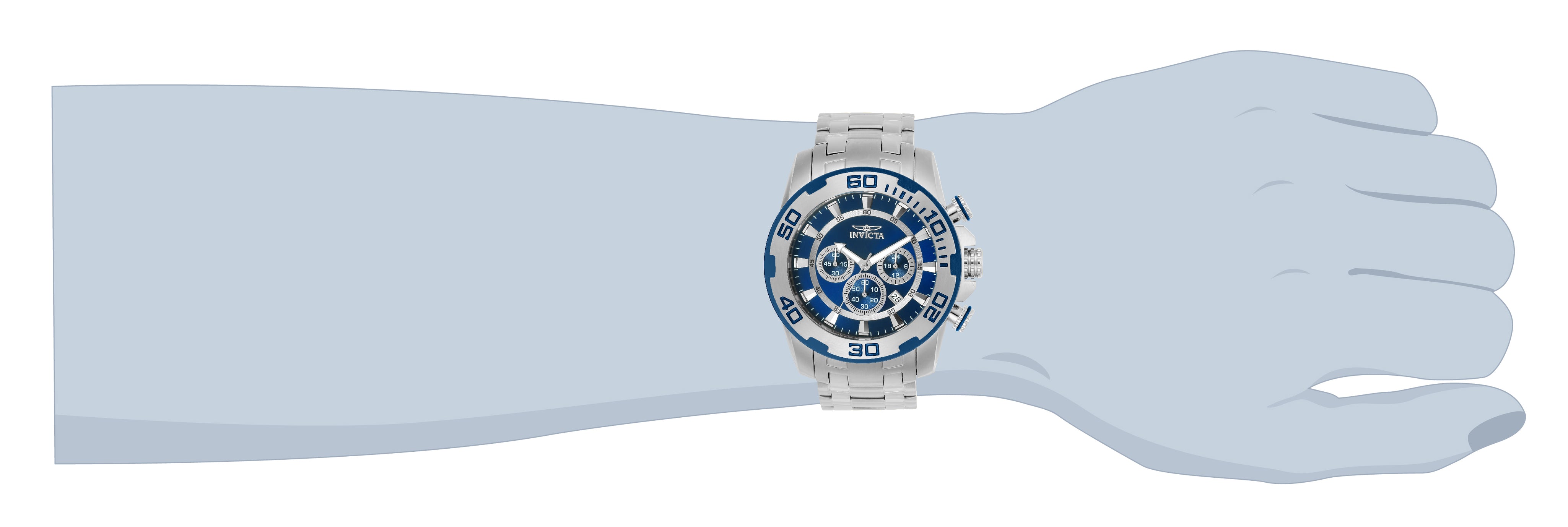Invicta Pro Diver SCUBA Men's Watch - 50mm. Steel (22319)