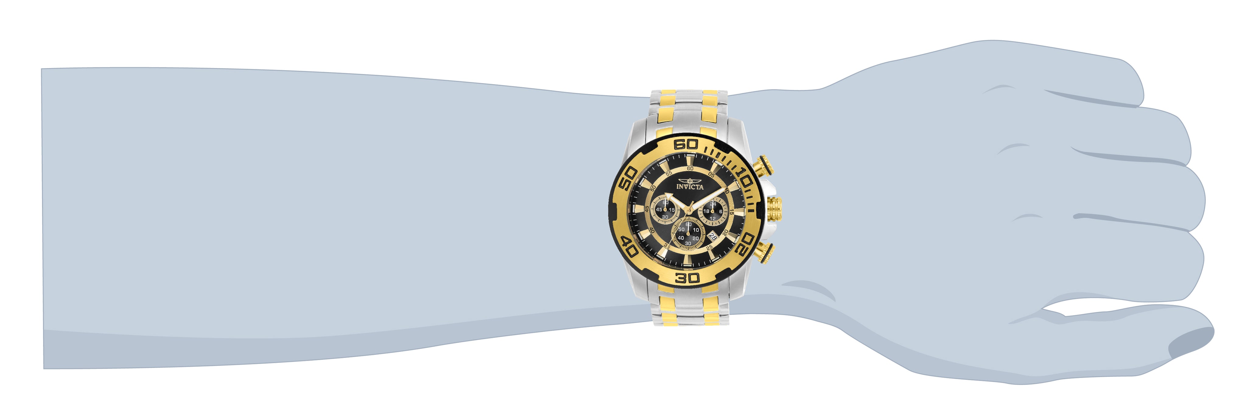 Invicta Pro Diver SCUBA Men's Watch - 50mm, Steel, Gold (22322)