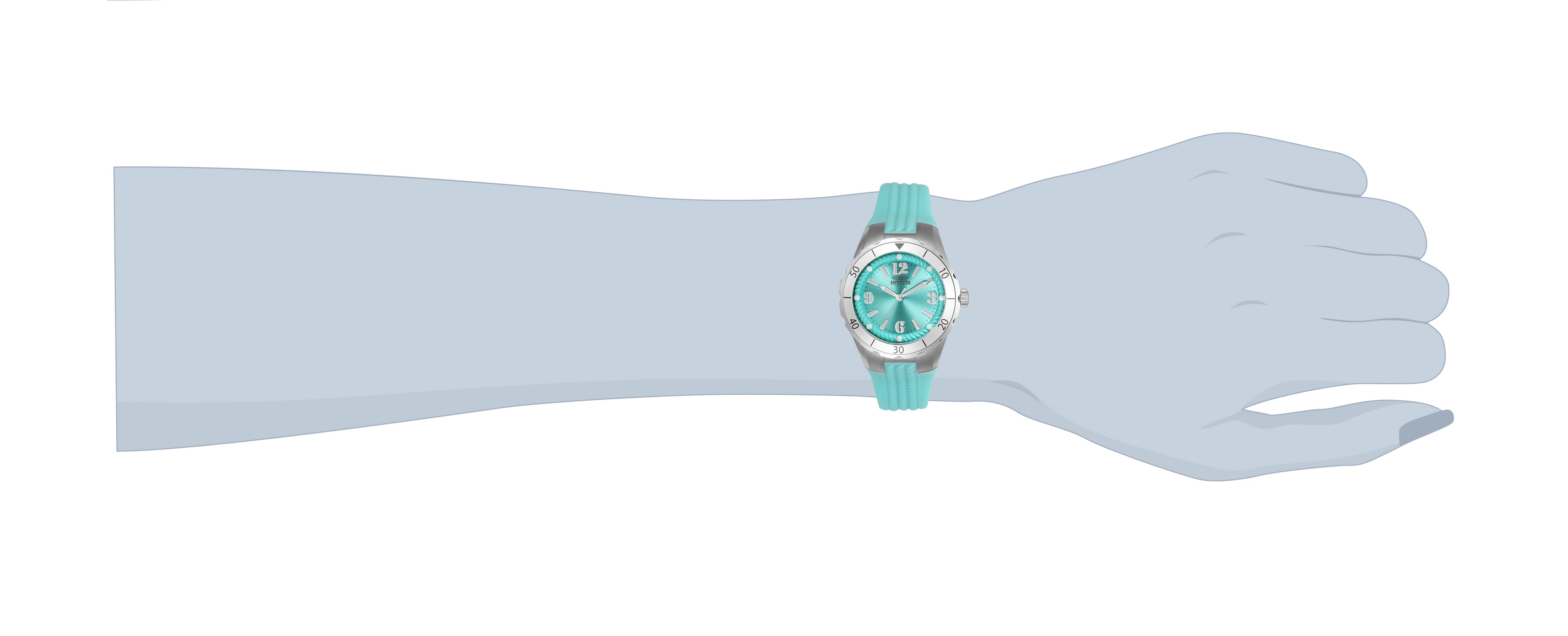 Invicta Angel Halo Women's Watch - 38mm. Light Blue (24124)