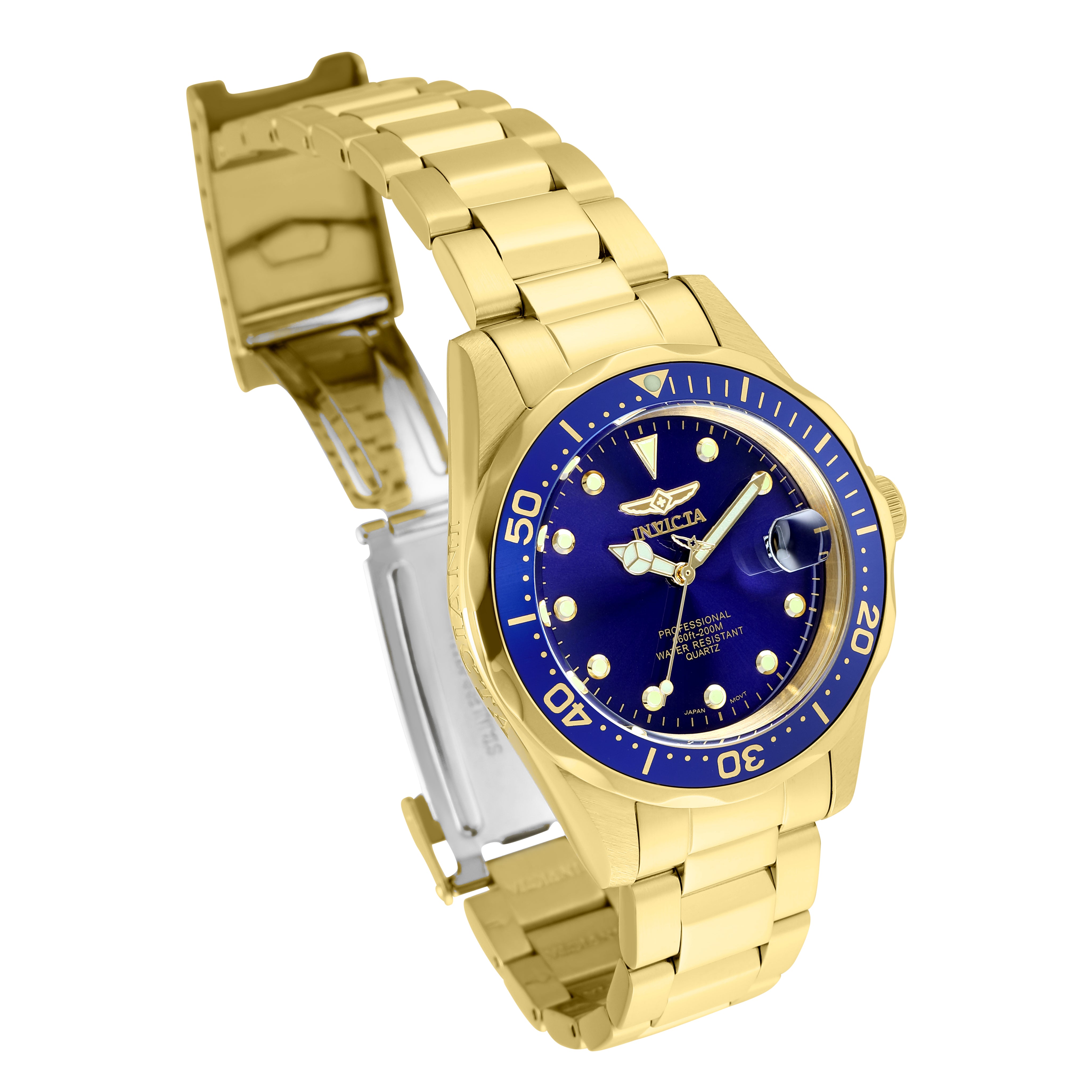 Invicta Pro Diver Men's Watch - 37.5mm, Gold (17052)
