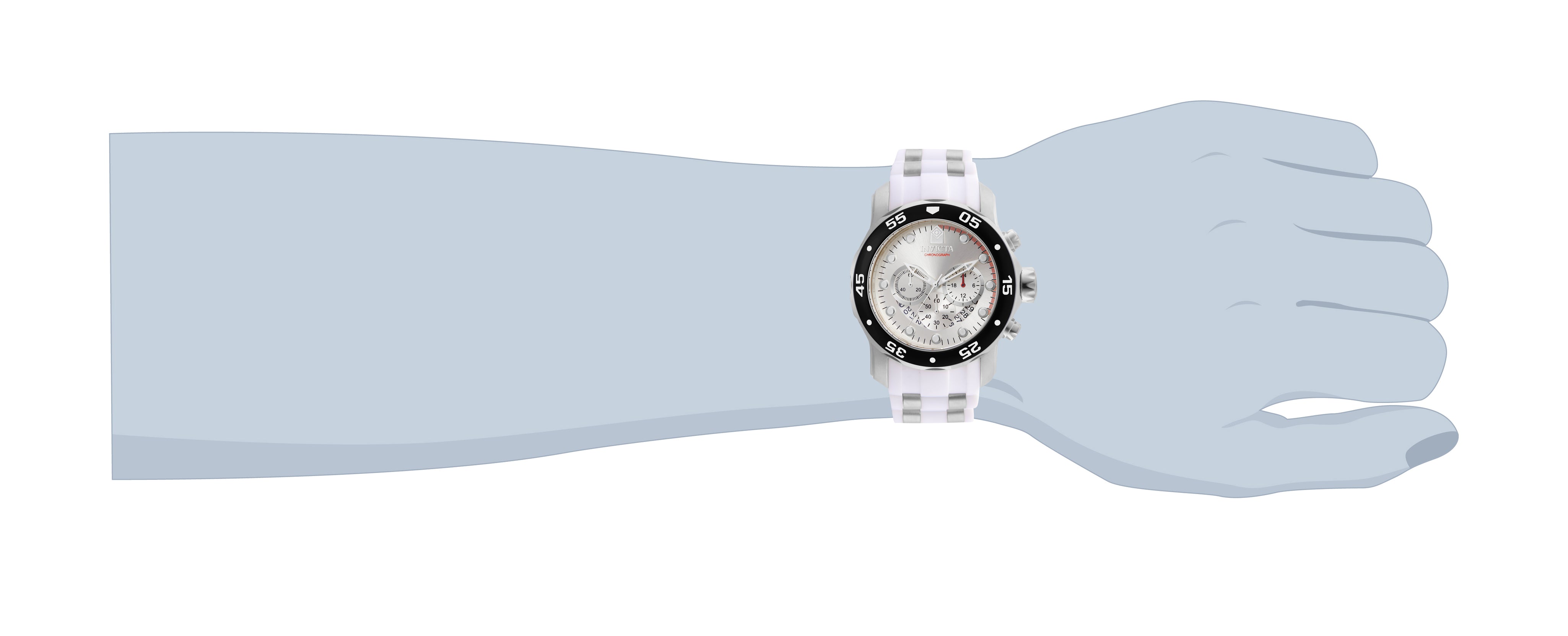 Invicta Pro Diver SCUBA Men's Watch - 48mm. Steel, White (20290)