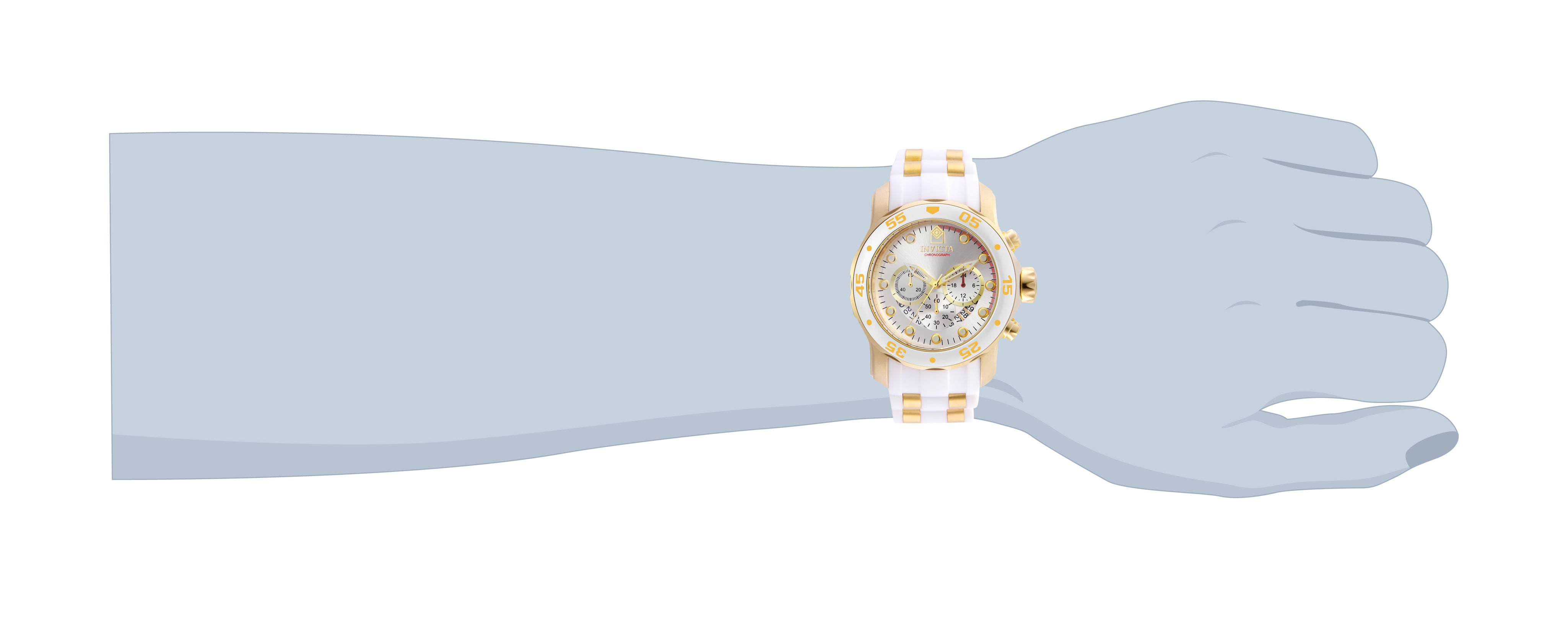 Invicta Pro Diver SCUBA Men's Watch - 48mm. Gold, White (20291)