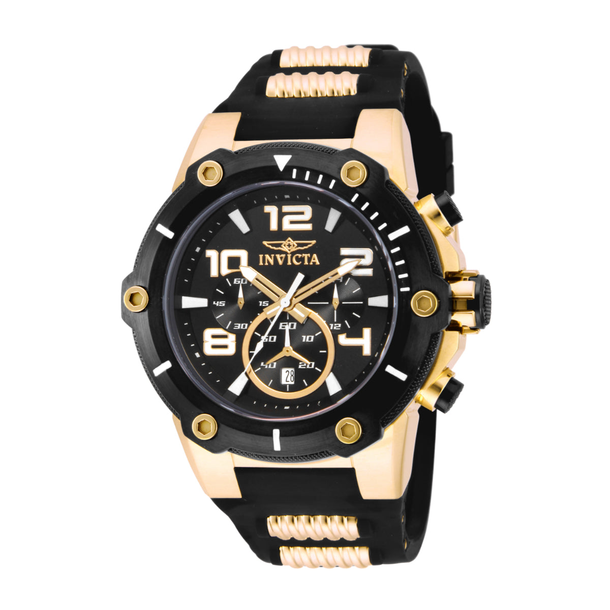 Invicta Speedway Men's Watch - 51.5mm, Gold, Black (17200)