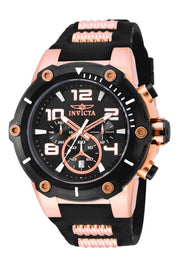 Open Box Invicta Speedway Men's Watch - 51.5mm, Rose Gold, Black (AIC-17201)