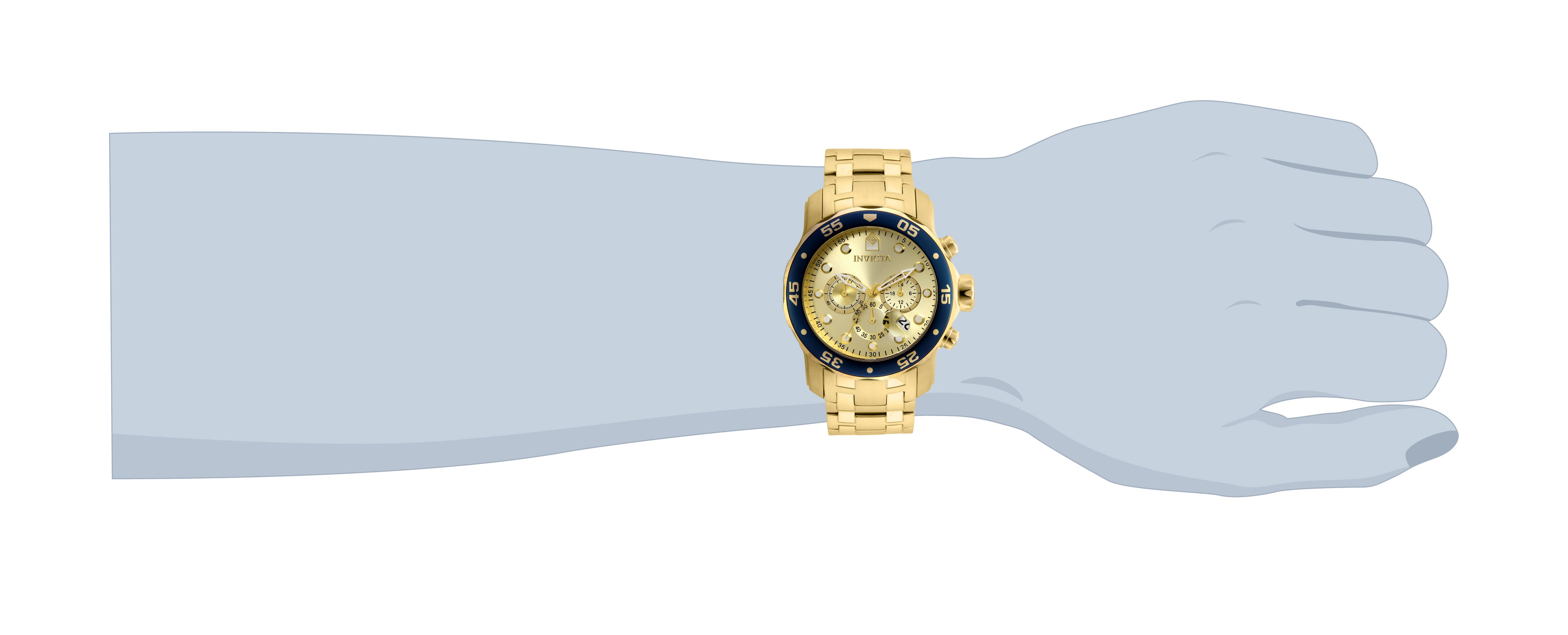 Invicta Pro Diver SCUBA Men's Watch - 48mm. Gold (80068)