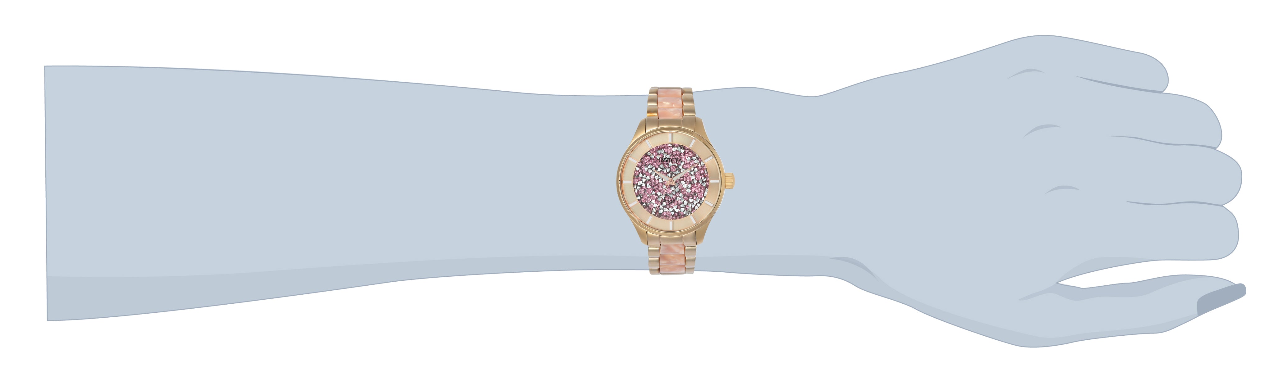 Invicta Angel Lumisara Women's Watch - 40mm, Rose Gold, Pink (24663)