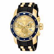 Invicta Pro Diver SCUBA Men's Watch - 48mm. Gold. Black (17881)