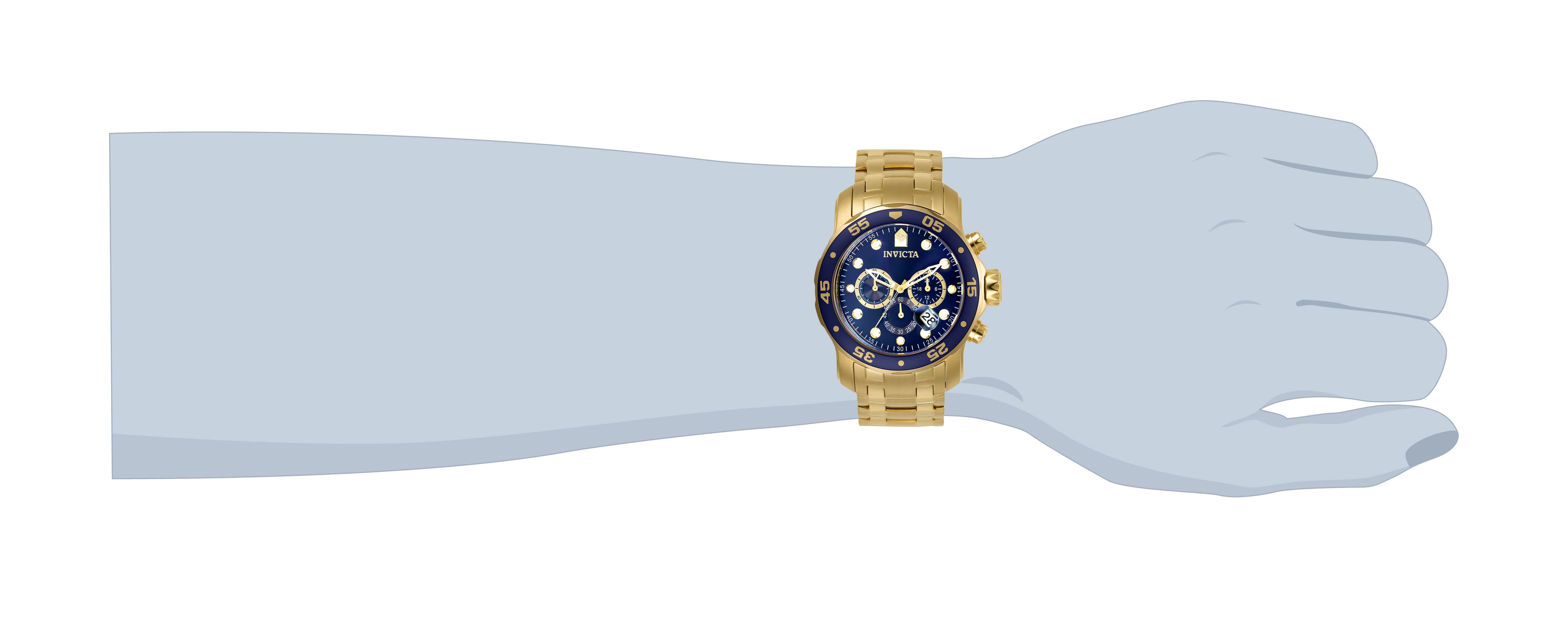 Invicta Pro Diver SCUBA Men's Watch - 48mm, Gold (0073)