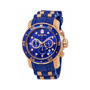 Invicta Pro Diver SCUBA Men's Watch - 48mm, Rose Gold, Blue (18197)