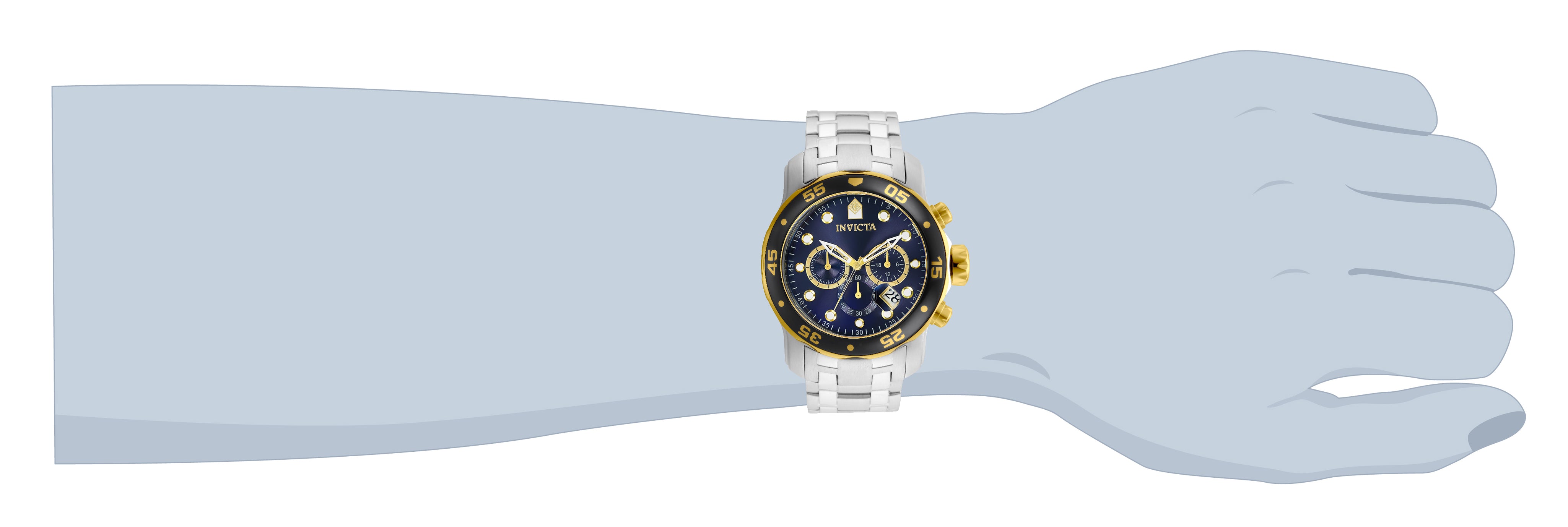 Invicta Pro Diver SCUBA Men's Watch - 48mm. Steel (80041)