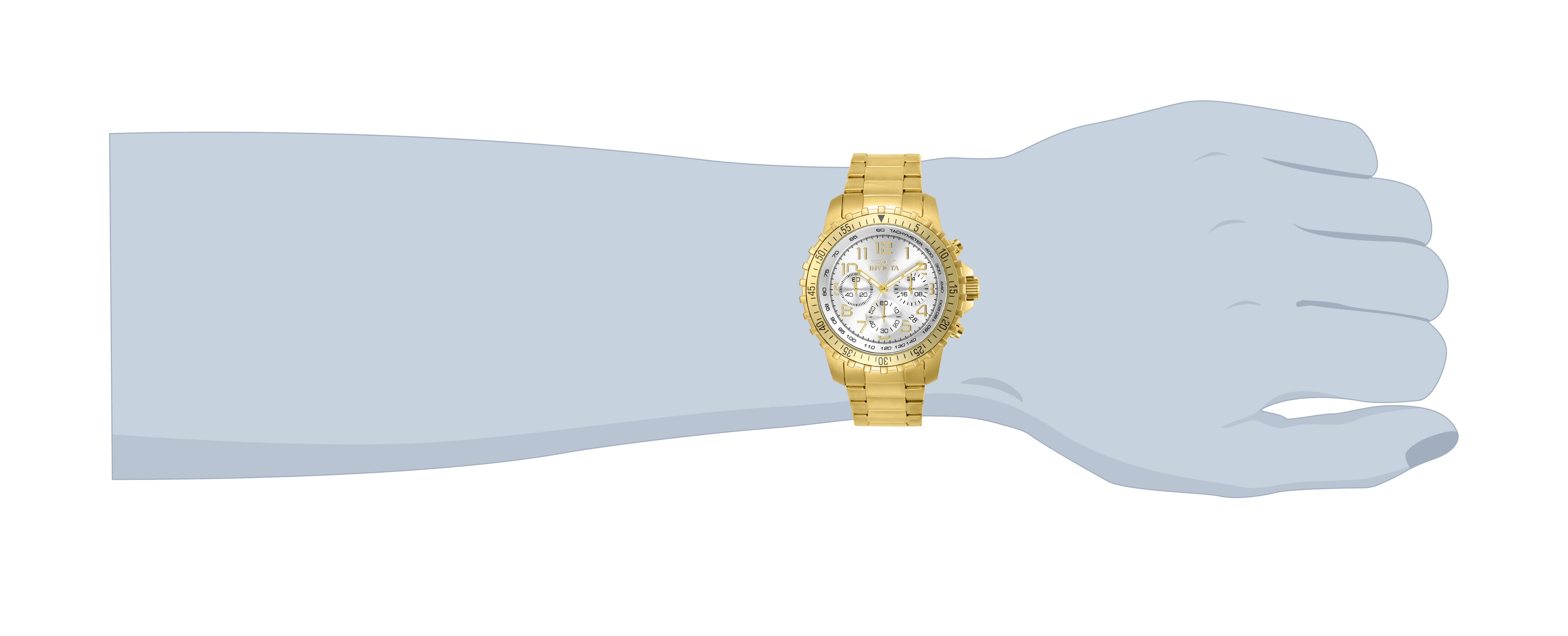 Invicta Specialty Vector Field Men's Watch - 45mm. Gold (11369)