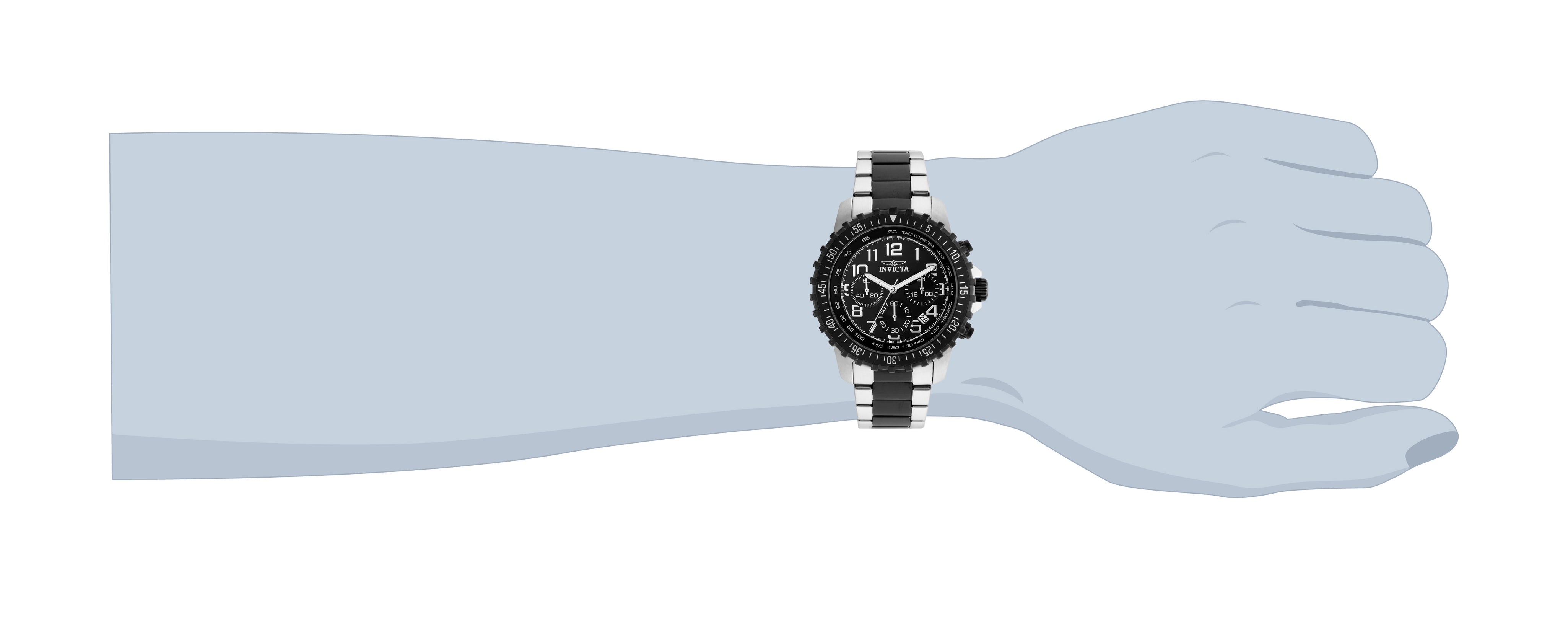 Invicta Specialty Vector Field Men's Watch - 45mm. Steel, Black (1326)