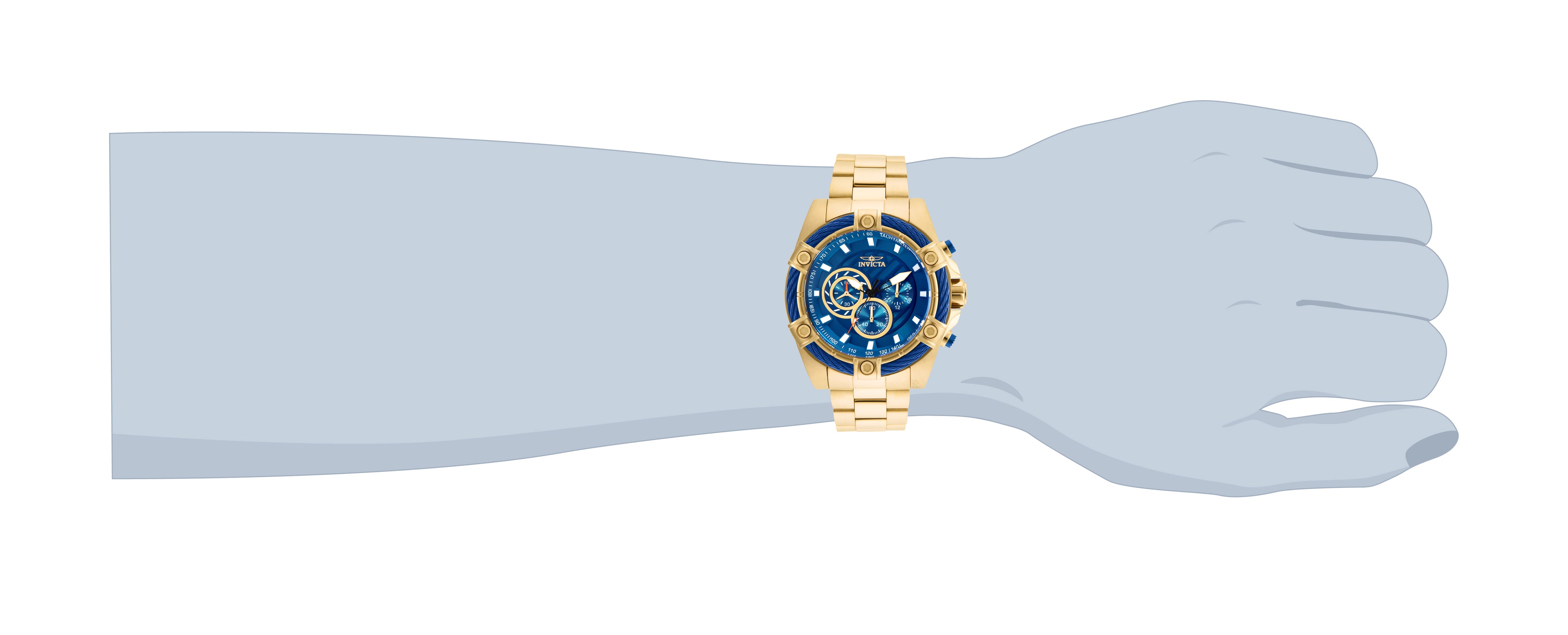 Invicta Bolt Ace Men's Watch - 52mm. Gold (25516)