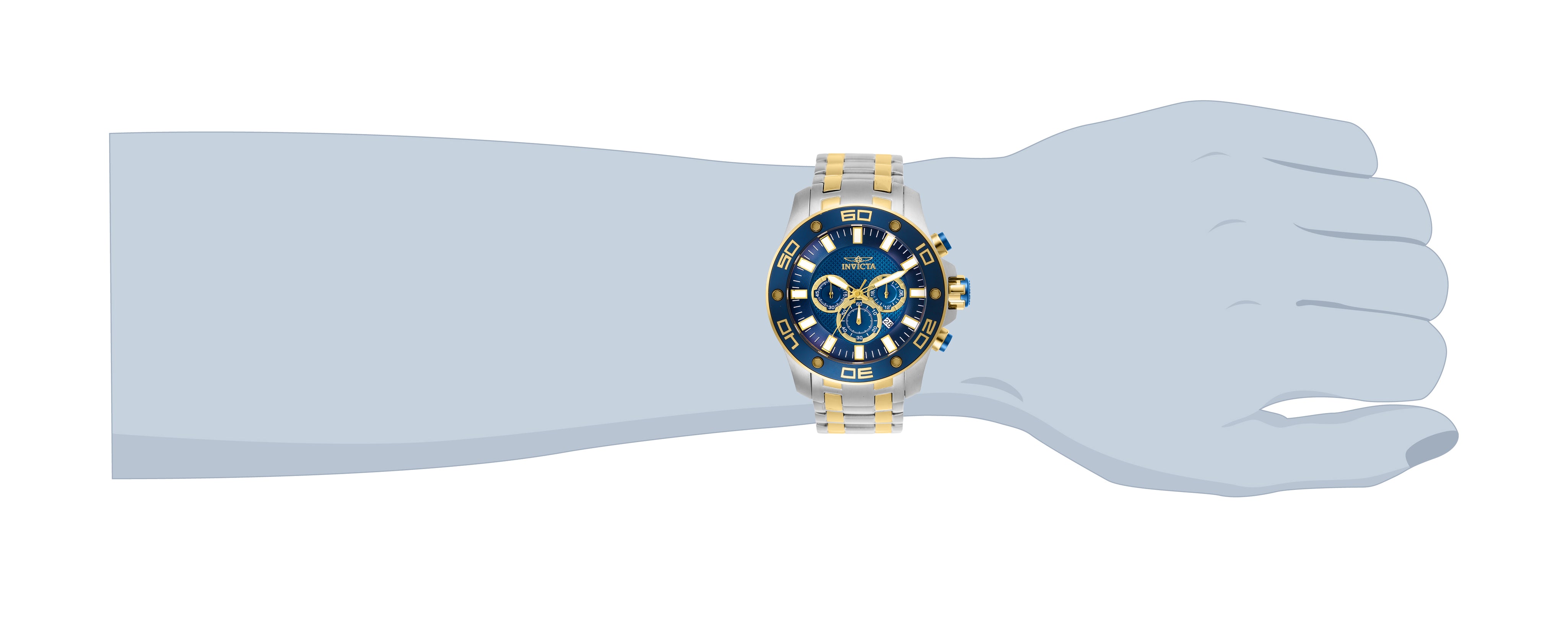 Invicta Pro Diver SCUBA Men's Watch - 50mm, Steel, Gold (26082)