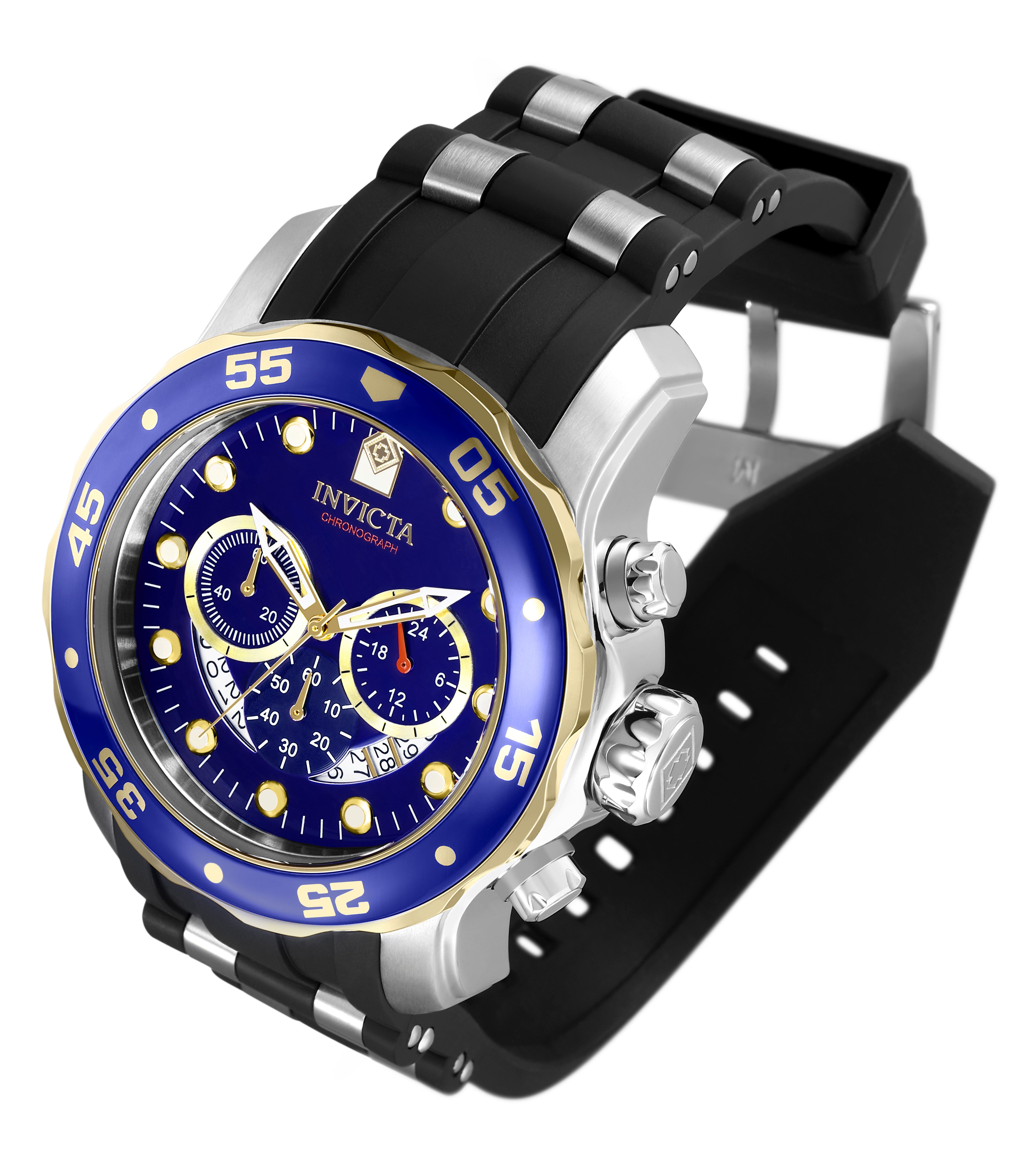 Invicta Pro Diver SCUBA Men's Watch - 48mm. Steel. Black (22971)