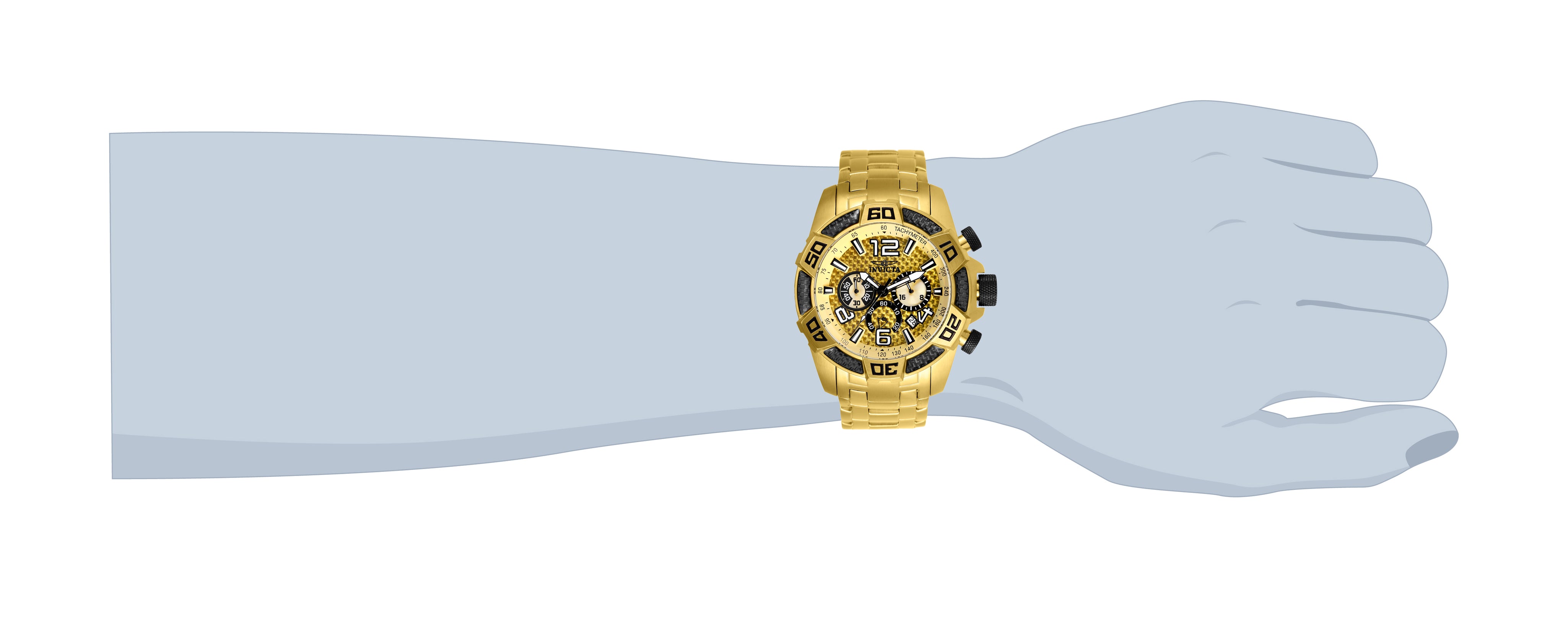 Invicta Pro Diver SCUBA Men's Watch - 50mm, Gold (25854)